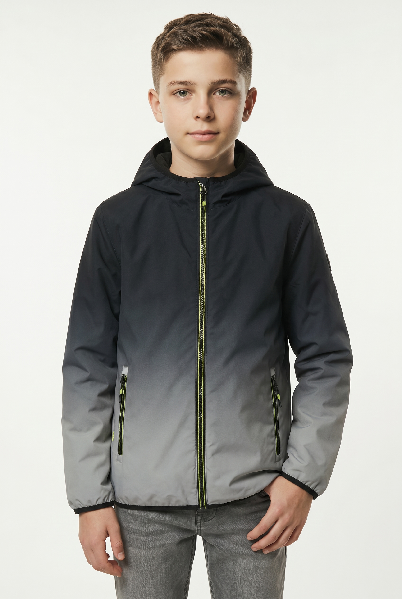 Killtec Regenjacke »BOYS REGENJACKE OT« mit Kapuze für Kinder, mit Eingrifftaschen, winddicht