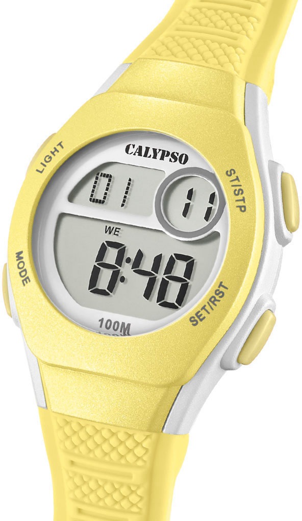 CALYPSO WATCHES Chronograph »Junior Collection, K5831/2«, Quarzuhr, Kinderuhr, Datum, digital, Stoppfunktion, ideal als Geschenk