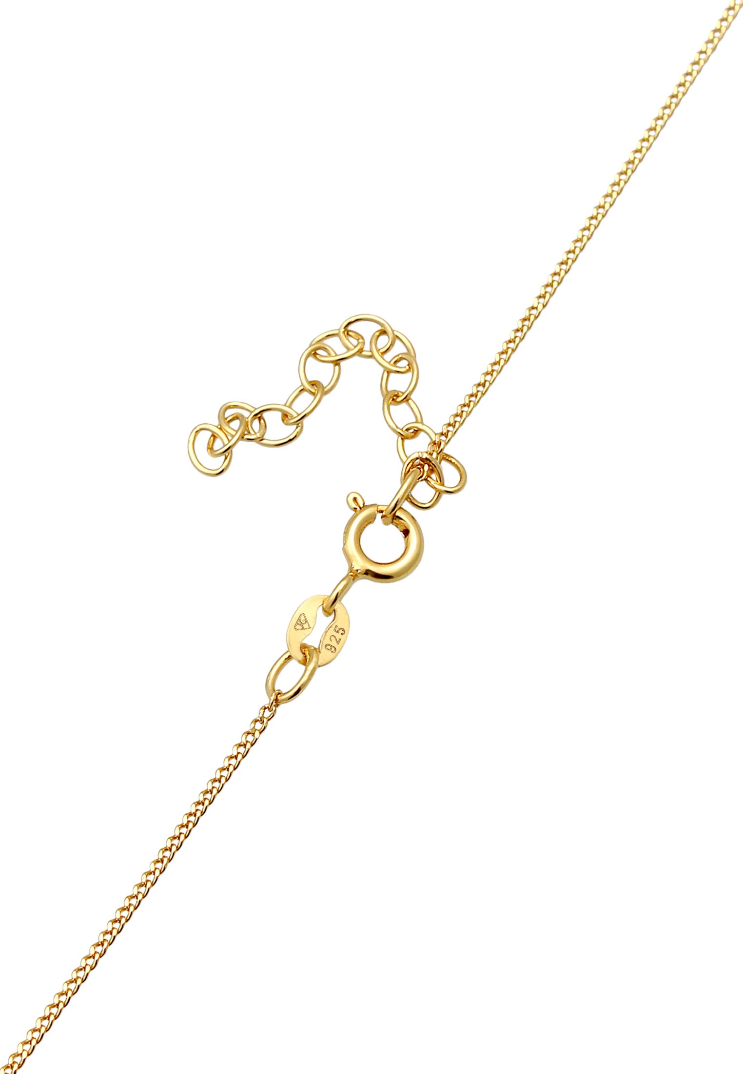 Elli Choker »Halskette Choker Synthetischer Opal Anhänger Trend 925 Silber«