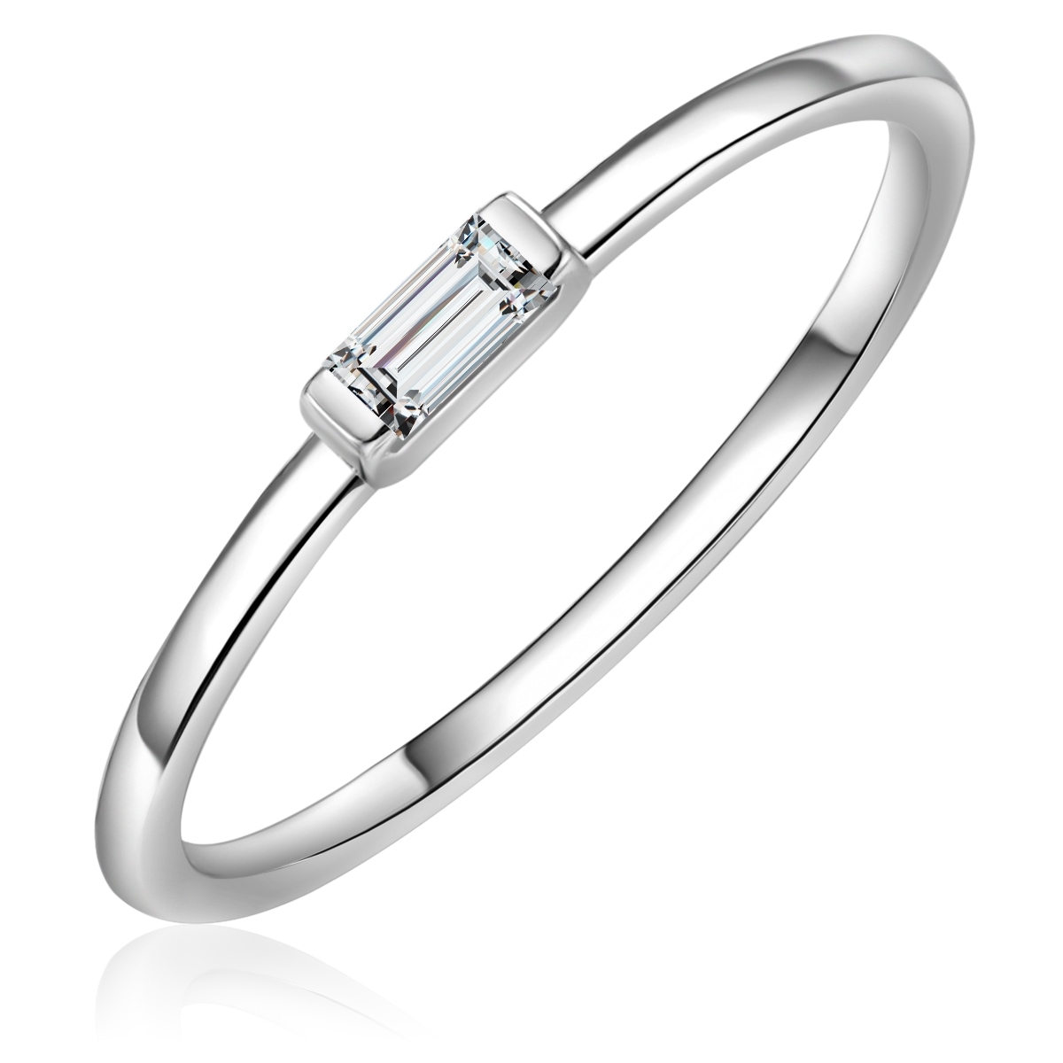 Glanzstücke München Solitärring »GM9960« aus Sterling Silber