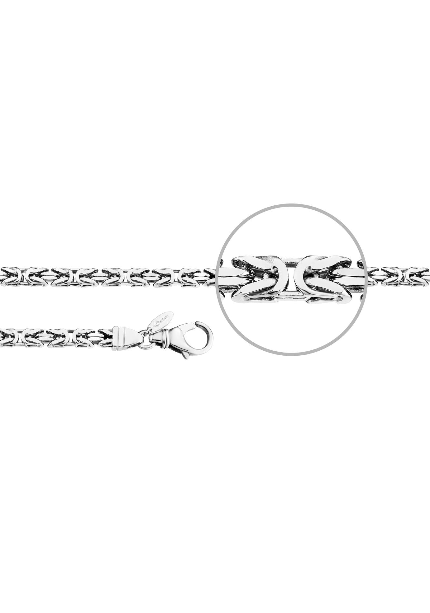 Der Kettenmacher Silberarmband »Königsarmband diamantiert, KÖ3-S, KÖ3-G«  online shoppen bei OTTO