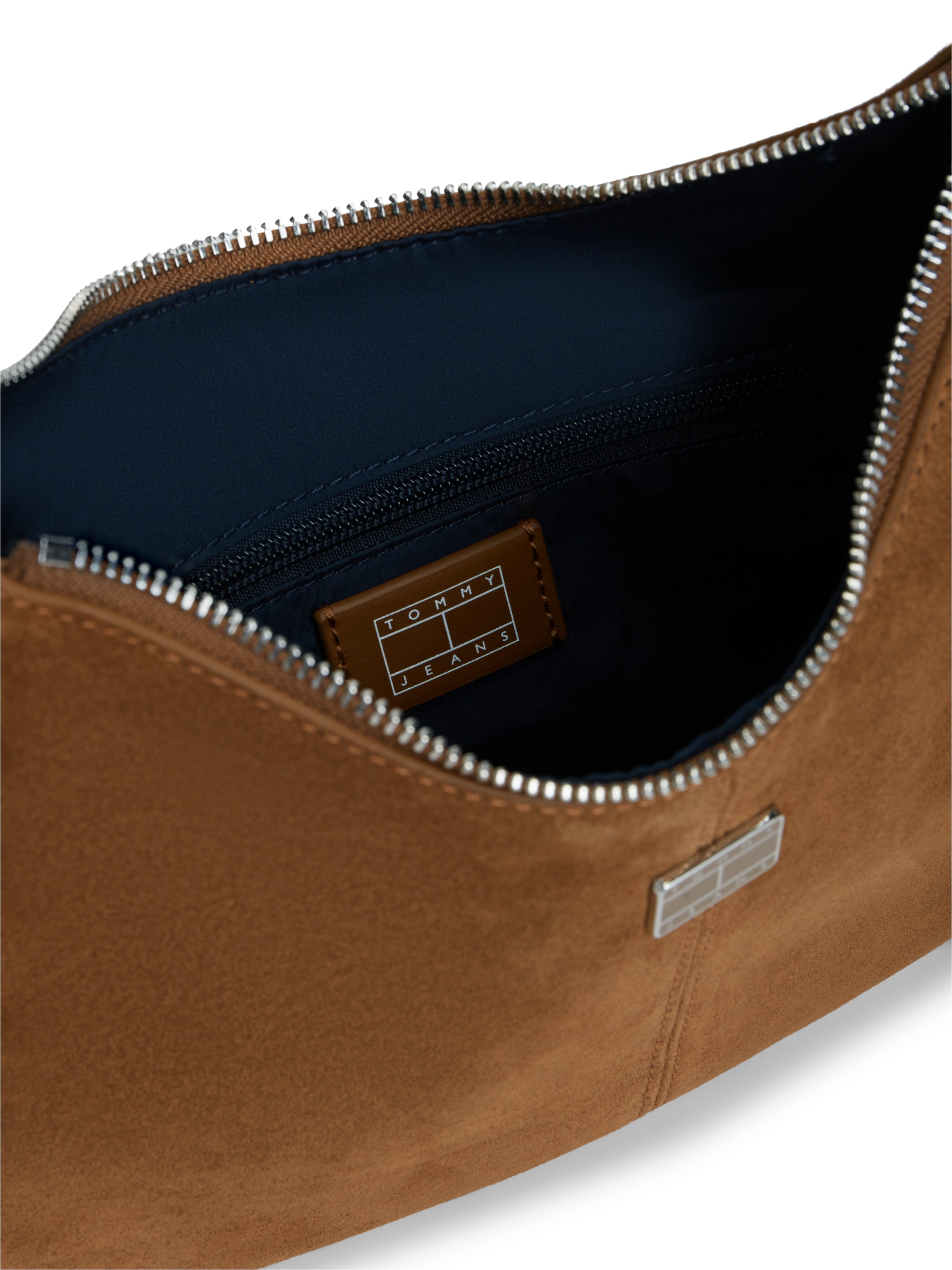 Tommy Jeans Schultertasche »TJW SLOUCHY SUEDE SHOULDER BAG« Tragetasche, Schultertasche, Handtasche mit Ziernaht