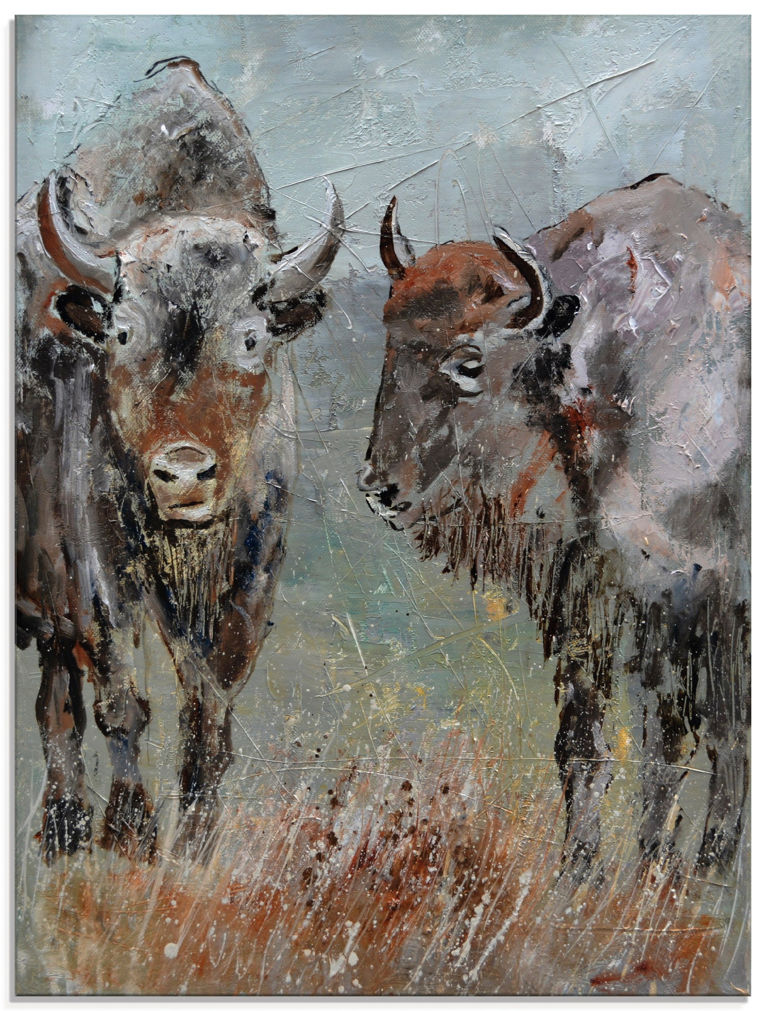 Artland Glasbild »Büffel«, Wildtiere, St.), (1 in bei verschiedenen Größen online OTTO