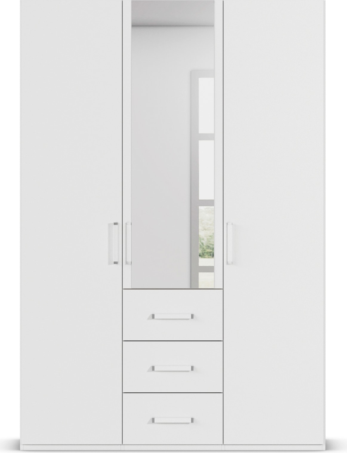 rauch Drehtürenschrank »Kleiderschrank Schrank Garderobe Schlafzimmerschrank EVELYN«, (in 2 Höhen 197 oder 210 cm erhältlich), in elegantem Stil mit Schubladen 3 Breiten und 2 Höhen MADE IN GERMANY