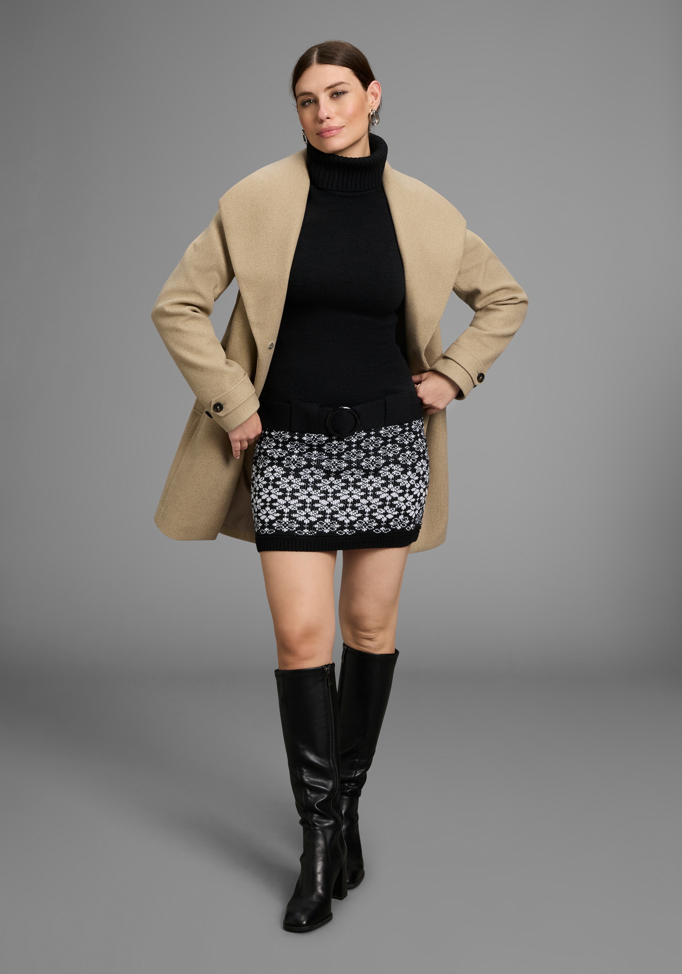 Melrose Strickkleid, festliche Anlässe und Partys, Mini-Schnittform, eleganter Stil