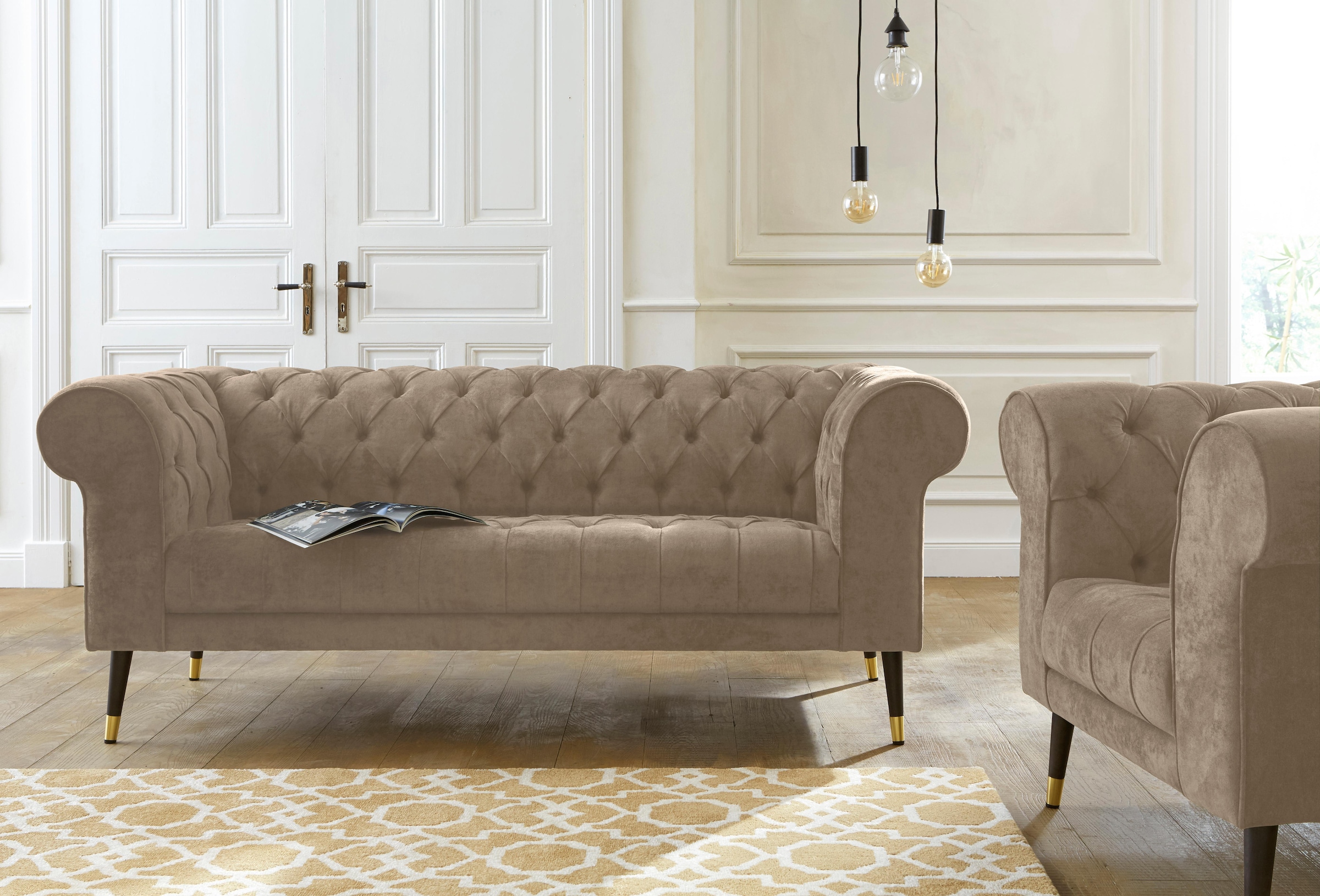 Guido Maria Kretschmer Home&Living Chesterfield-Sofa »Tinnum«