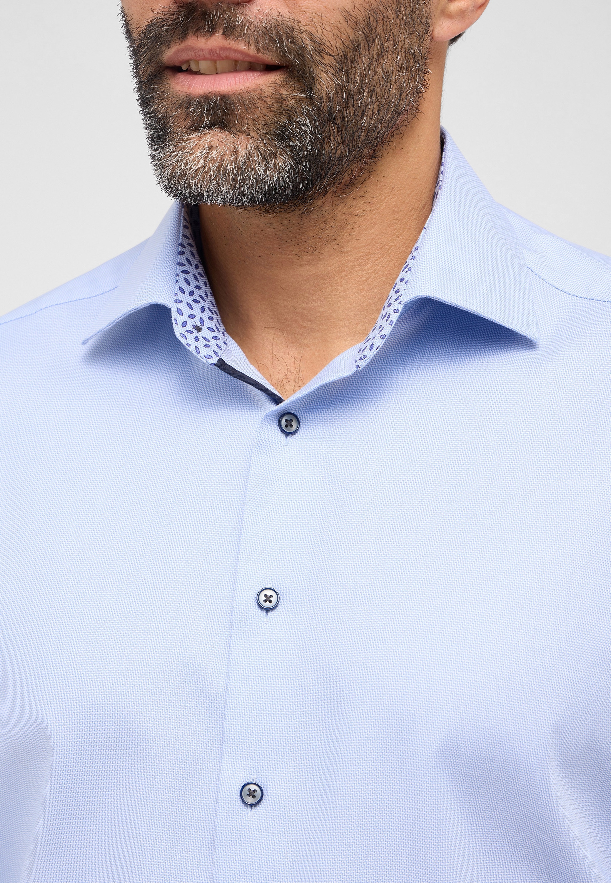 Eterna Langarmhemd »COMFORT FIT«, NON IRON (bügelfrei)