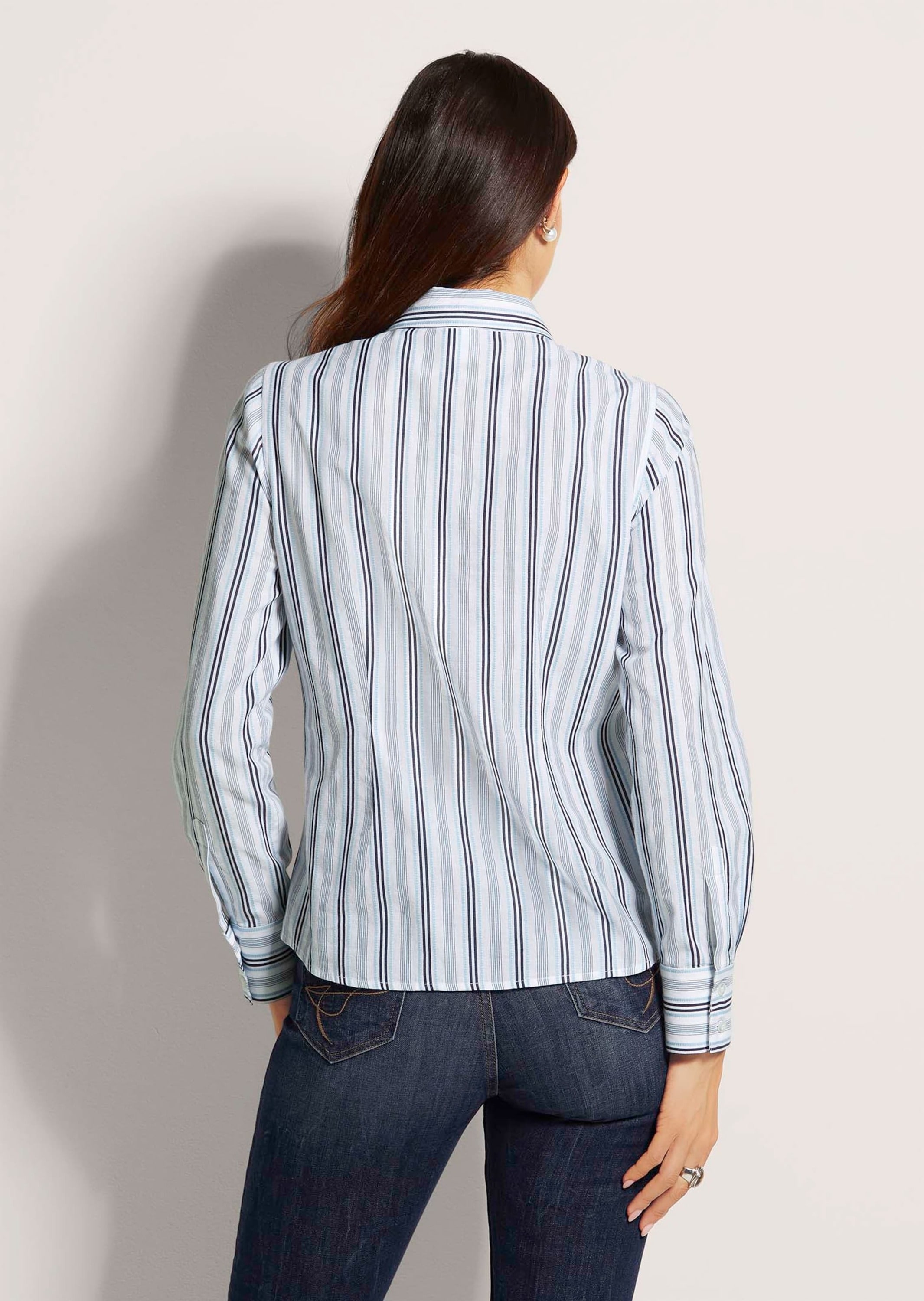 MADELEINE Hemdbluse »Bluse Klassische Streifenbluse«