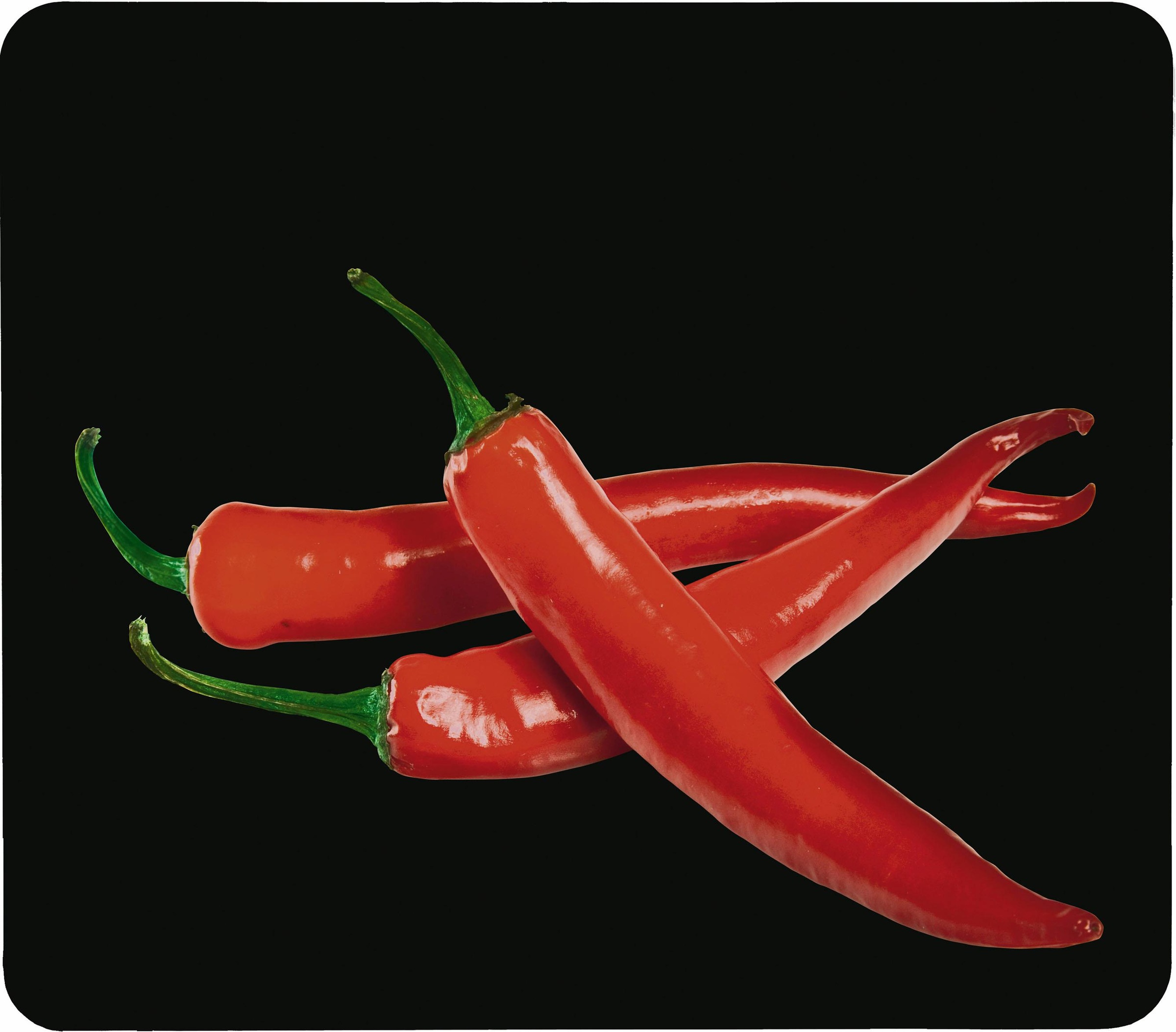 Herd-Abdeckplatte "Hot Peperoni", Glas, (1-tlg.)