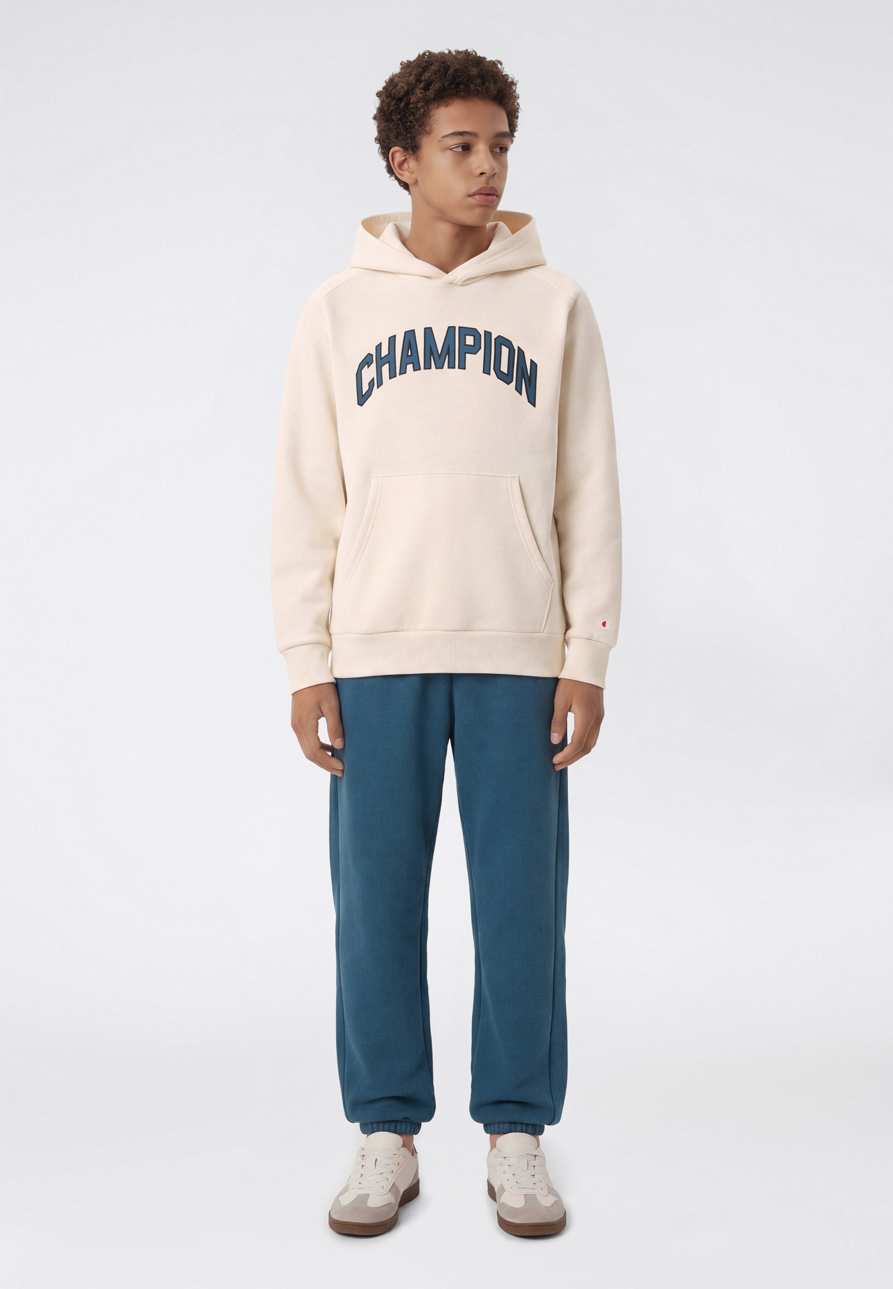Champion Kapuzensweatshirt »SPORTWEAR HOODIE Loose Fit«, Loose-Fit-Passform, lässiger Schnitt, aus Baumwolle und Polyester
