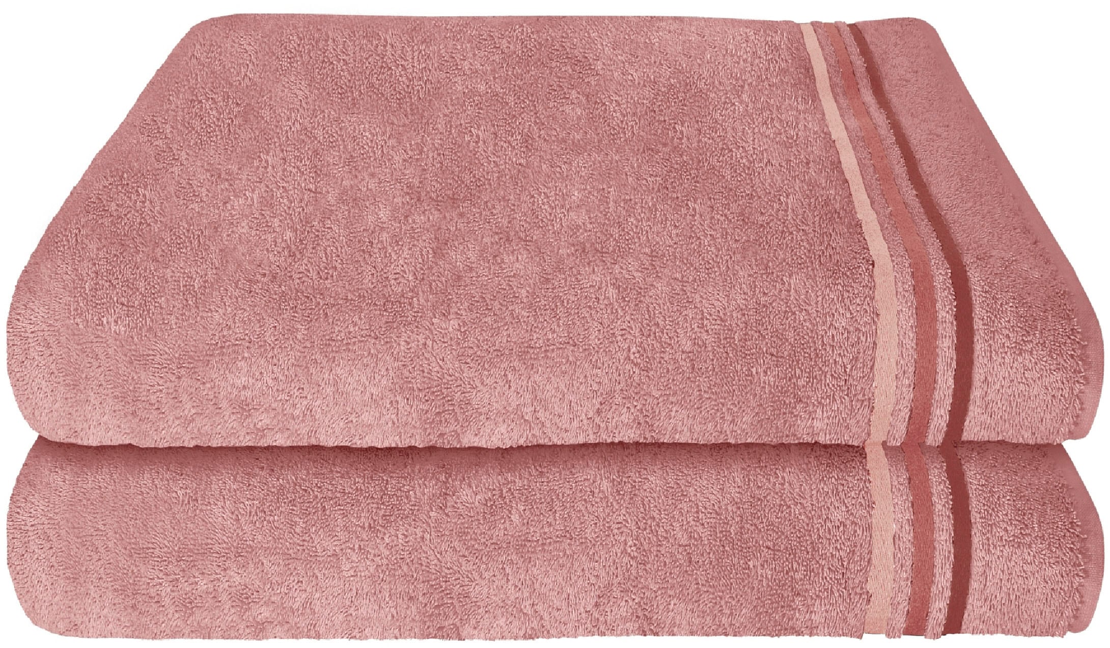 Schiesser Duschtücher »Skyline Color aus 100 % Baumwolle mit eleganter Streifenbordüre« MADE IN GREEN by OEKO-TEX®