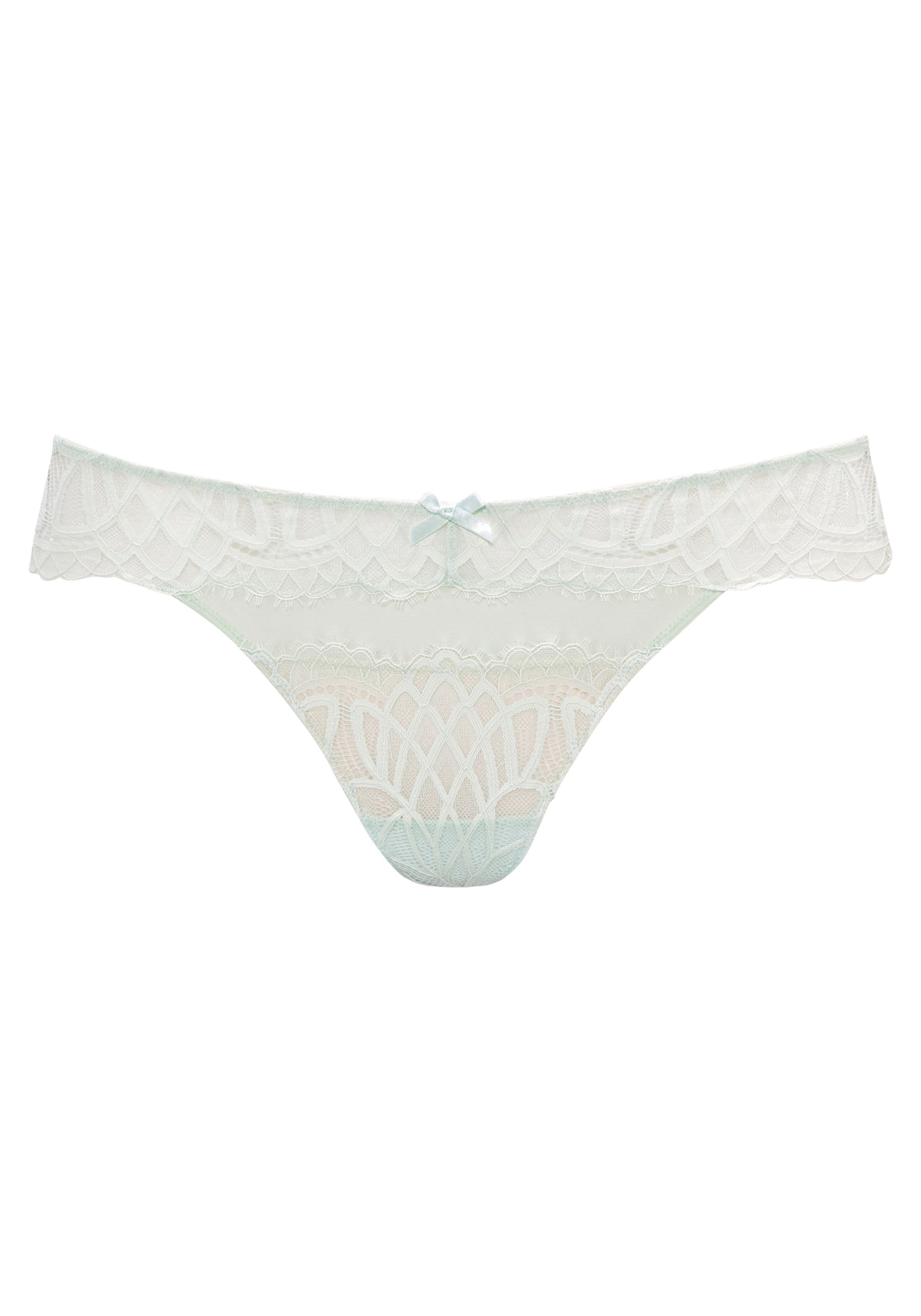 LASCANA String »Cara«, aus dezent transparenter Spitze, anteilig aus recyceltem Material