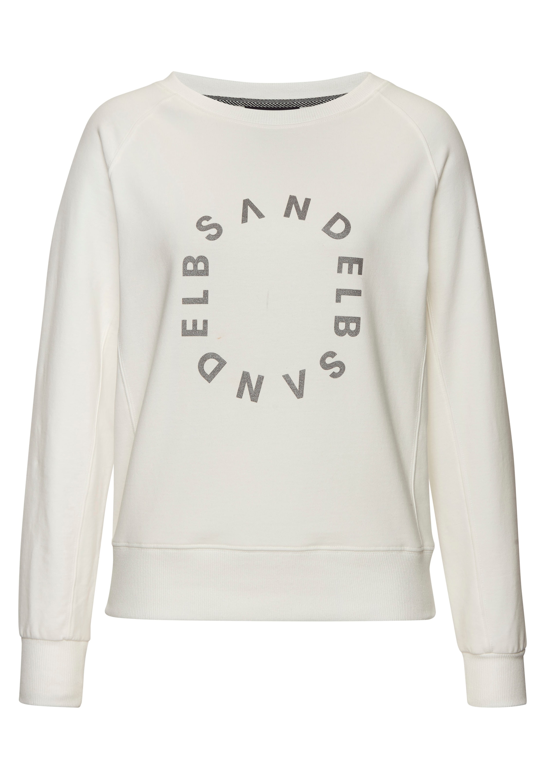 Elbsand Sweatshirt, mit Frontprint, Rundhalsausschnitt, Printpullover, casual-sportlich