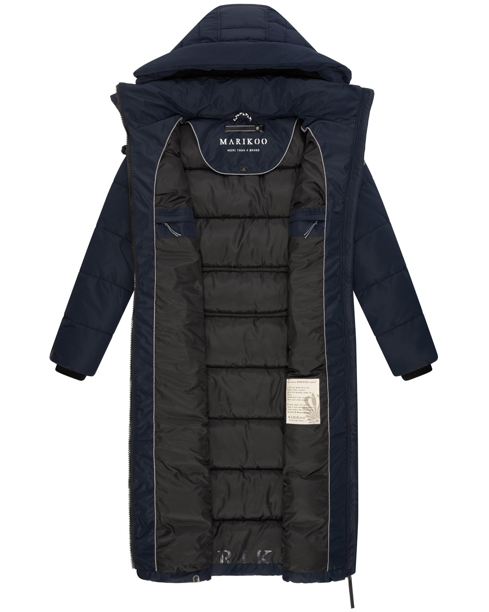 Marikoo Winterjacke »Marikoo Nadeshikoo XVI Damen lange Winter Steppjacke B985«