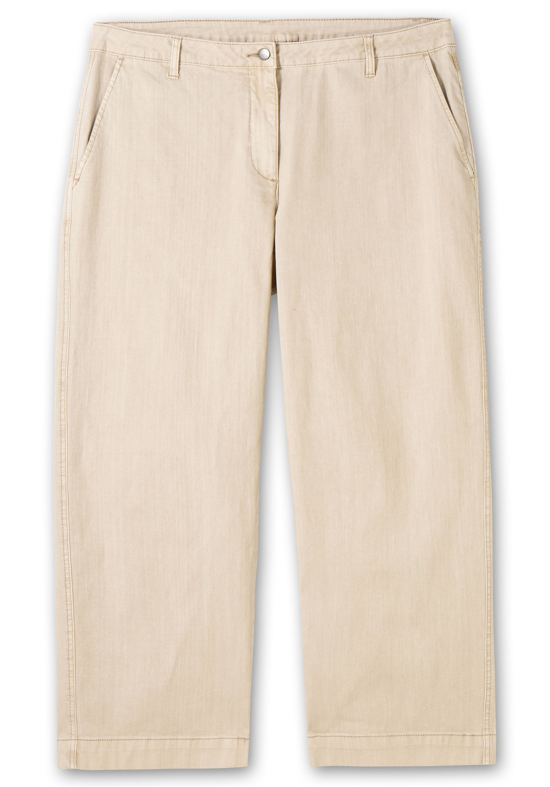 Sheego Culotte »Culotte aus weichem Twill, knöchellang«