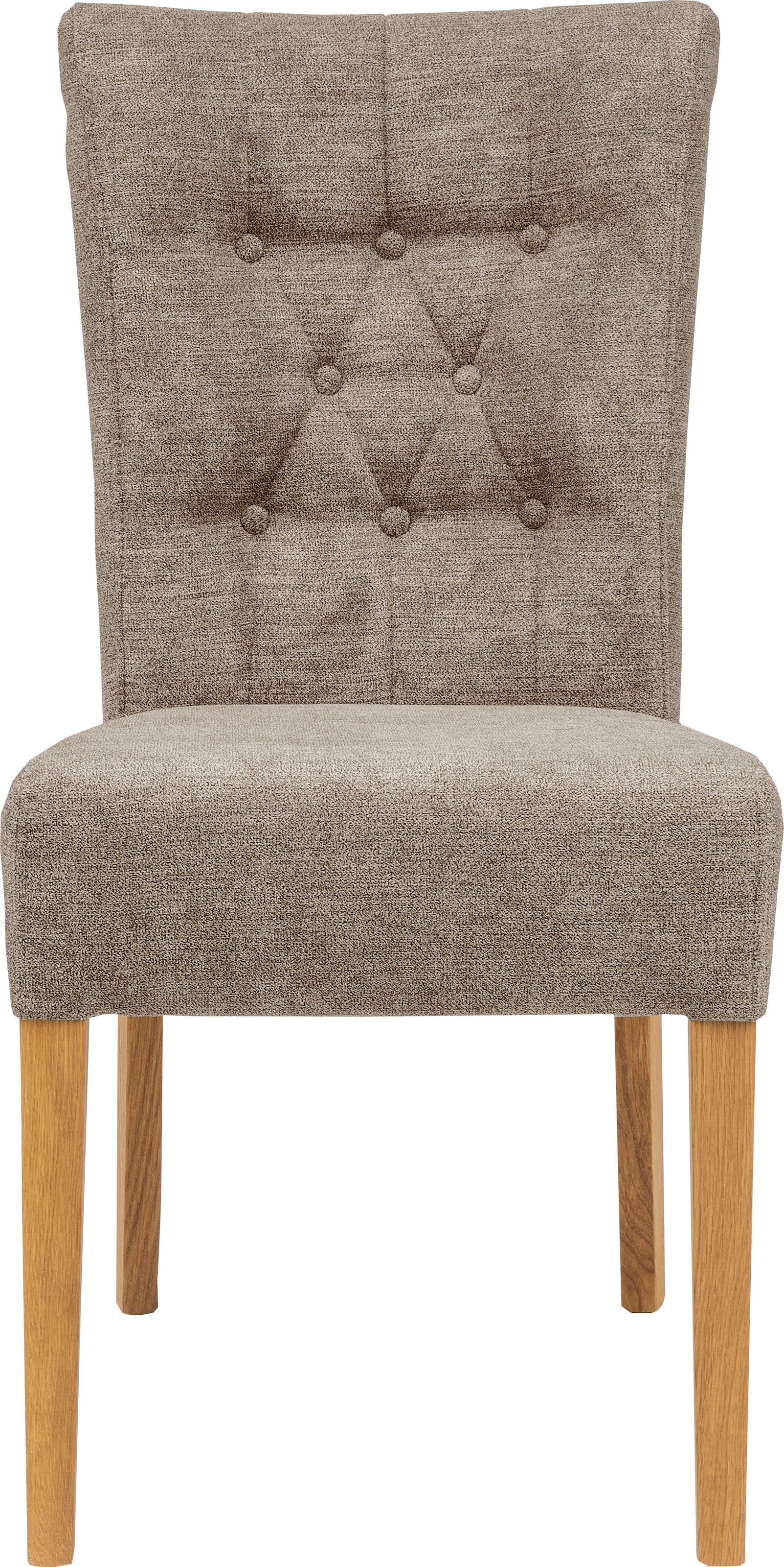 Home affaire Polsterstuhl »Queen«, (Set), 4 St., Feinstruktur, Esszimmerstuhl mit Knopfheftung, 2er, 4er oder 6er-Set