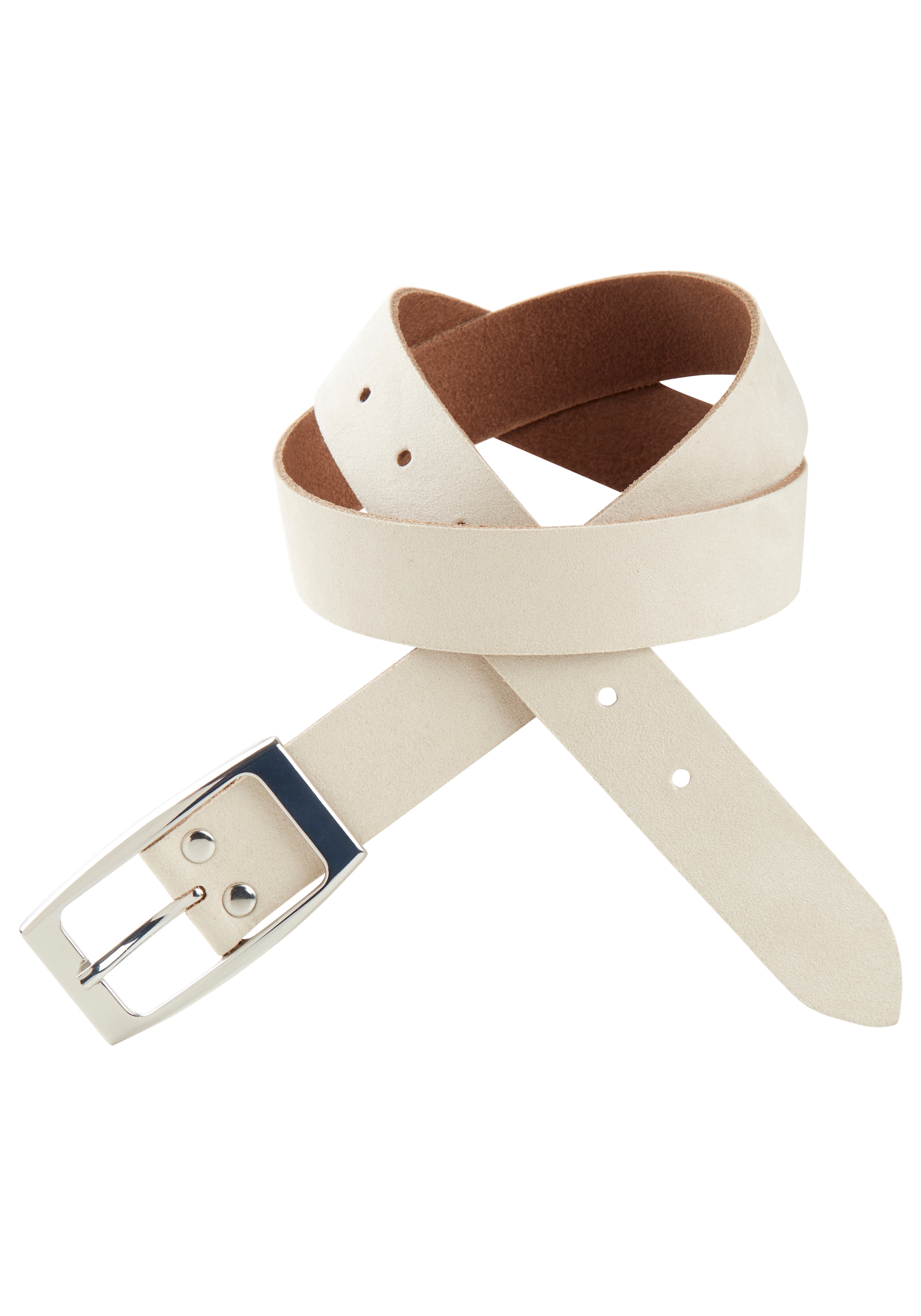 Laura Scott Ledergürtel, für Damen im zeitlos edlem Design aus Velour-Leder - NEW