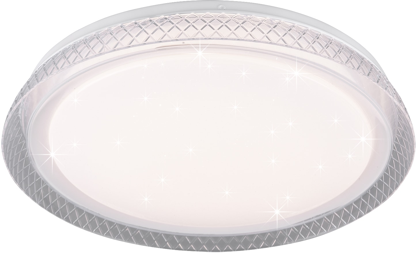 TRIO Leuchten LED Deckenleuchte »Heracles«, 1 flammig, Leuchtmittel LED-Modul | LED fest integriert, dimmbar per Fernbedienung, Lichtfarbe stufenlos einstellbar