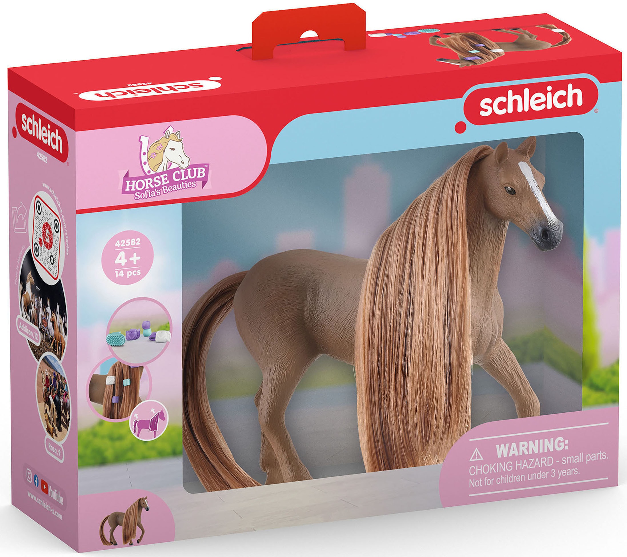 Schleich® Spielfigur »HORSE CLUB, Beauty Horse Englisch Vollblut Stute (42582)«, Sofia's Beauties