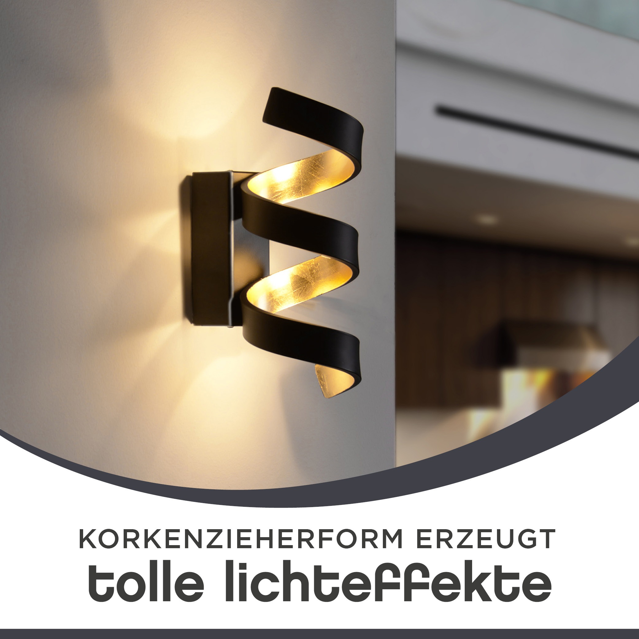 LUCE Design LED Wandleuchte »HELIX«