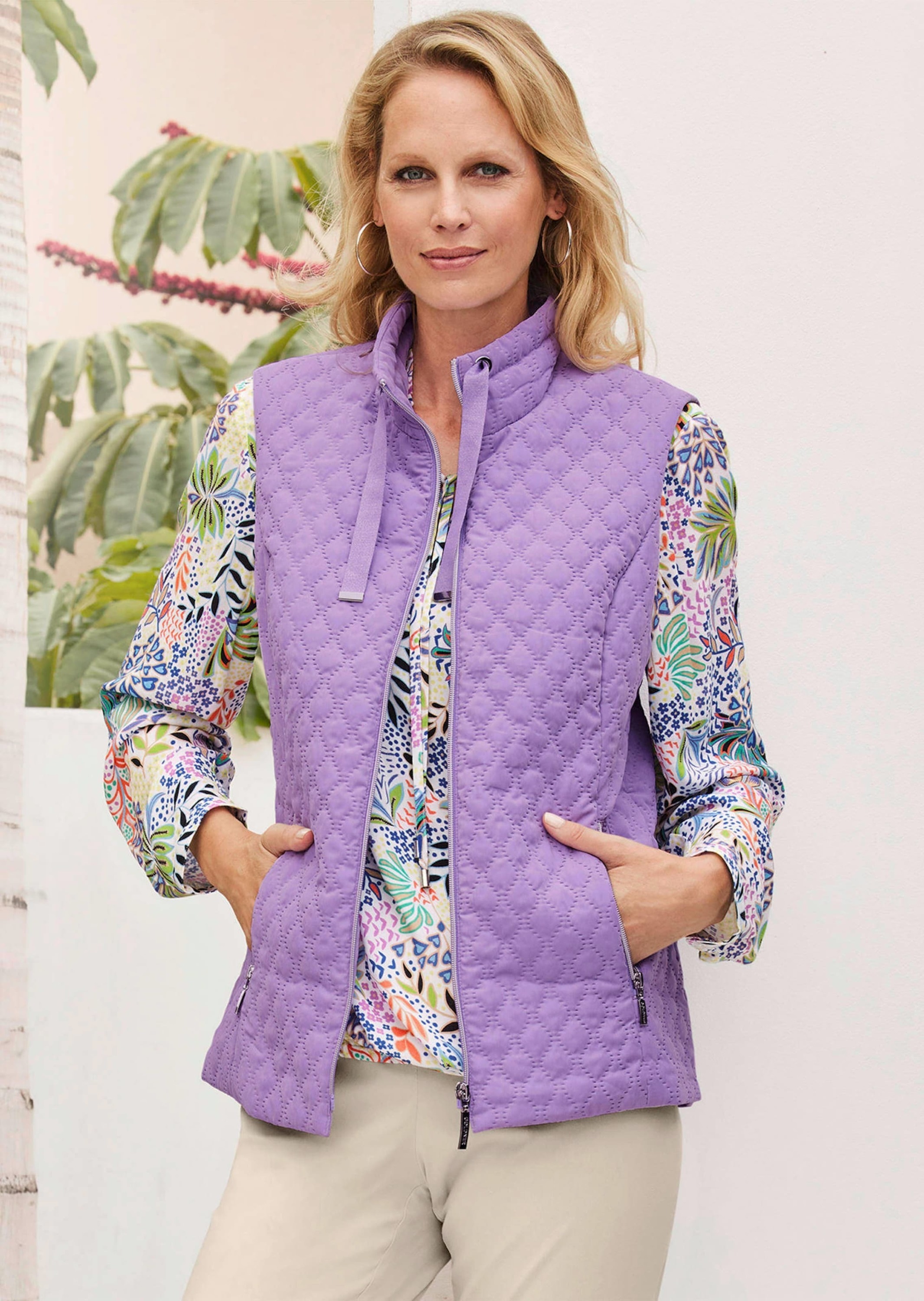 GOLDNER Kurzweste »Leichte Steppweste mit Stehkragen«