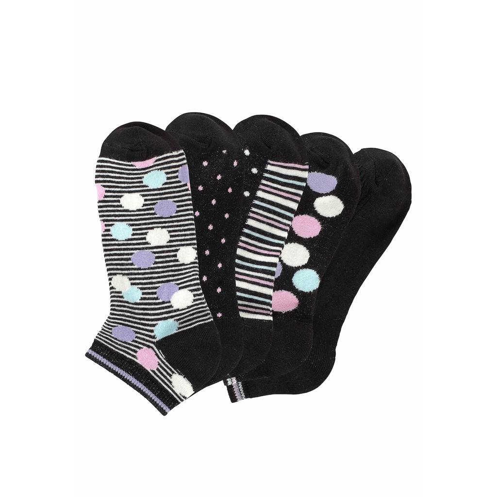 Bench. Sneakersocken, (Set, 5 Paar)