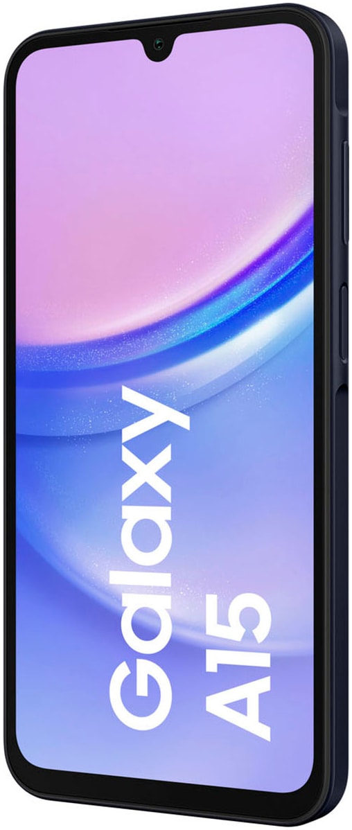 Samsung Smartphone »Galaxy A15«, blue black, 16,39 cm/6,5 Zoll, 128 GB Speicherplatz, 50 MP Kamera