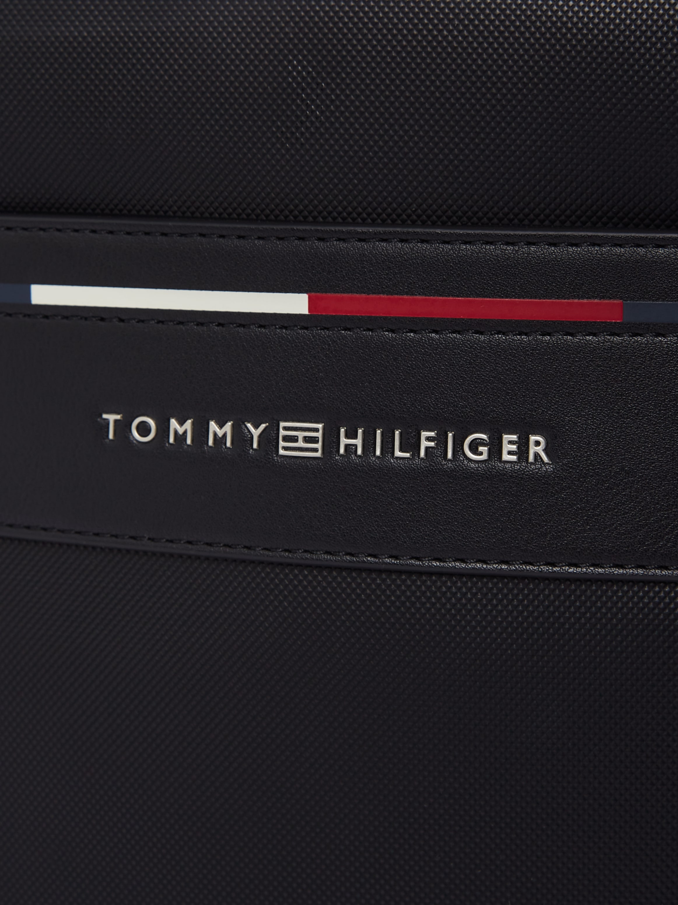 Tommy Hilfiger Umhängetasche »TH FOUNDATION MINI REPORTER«, Men Messanger Bag, Schultertasche mit farbigen Akzenten