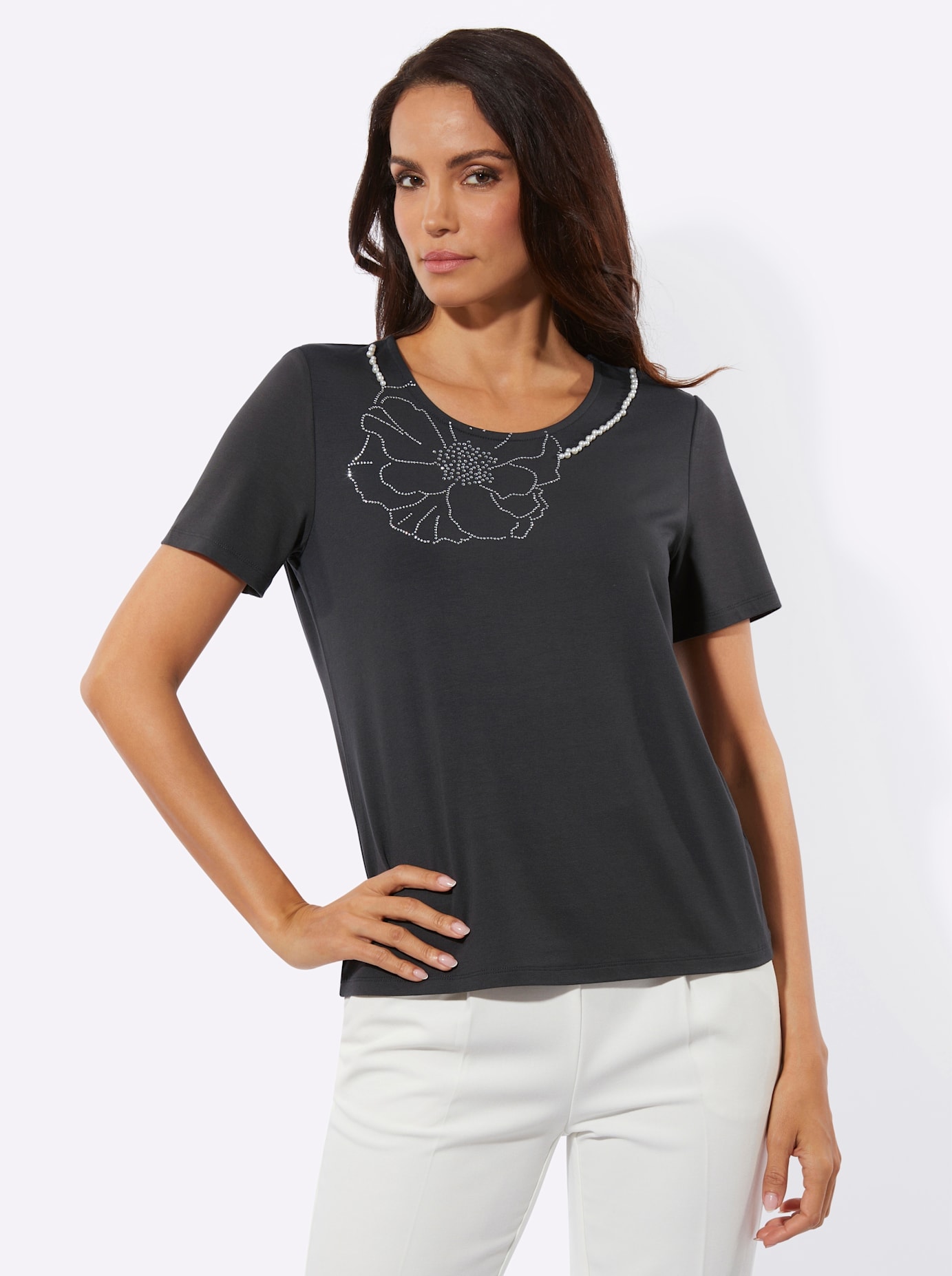 creation L Rundhalsshirt »Shirt« 1 tlg.