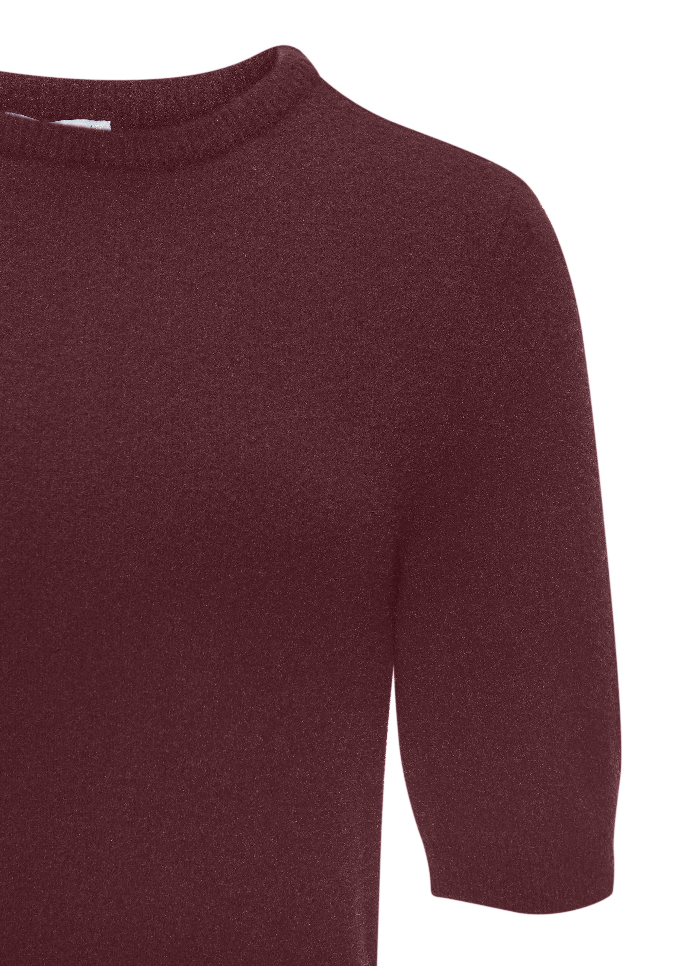 LASCANA Kurzarmpullover , flauschiger Strickpullover, figurnaher Schnitt