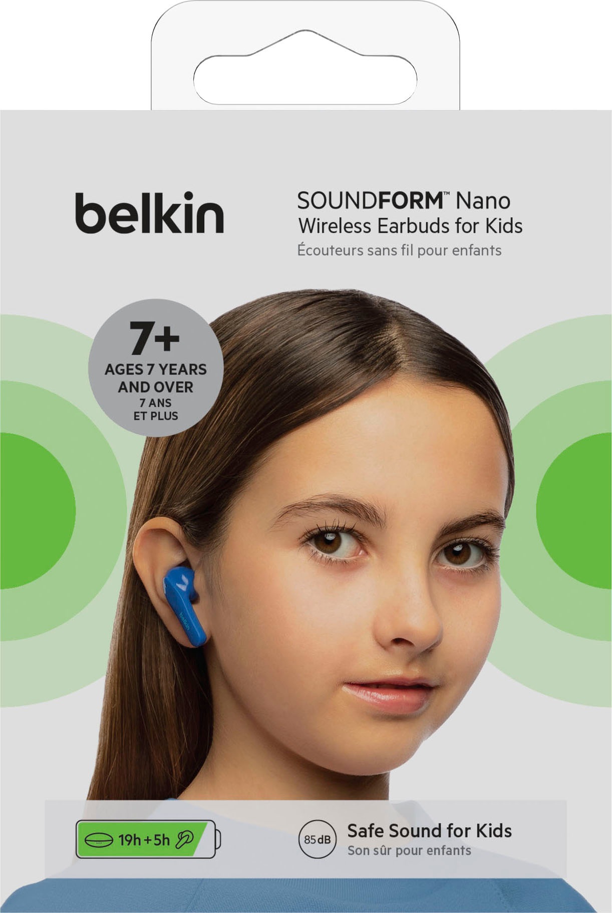 Belkin wireless Kopfhörer »SOUNDFORM NANO - Kinder In-Ear-Kopfhörer«, auf 85 dB begrenzt; am Kopfhörer