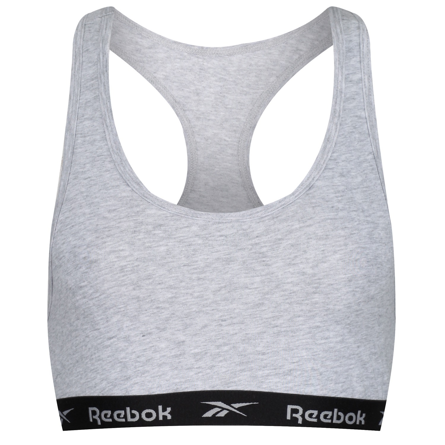 Reebok Bustier »FRANKIE« 2er-Pack,  breite Träger, ohne Verschluss, ohne Bügel, mit Logo, Baumwollmix