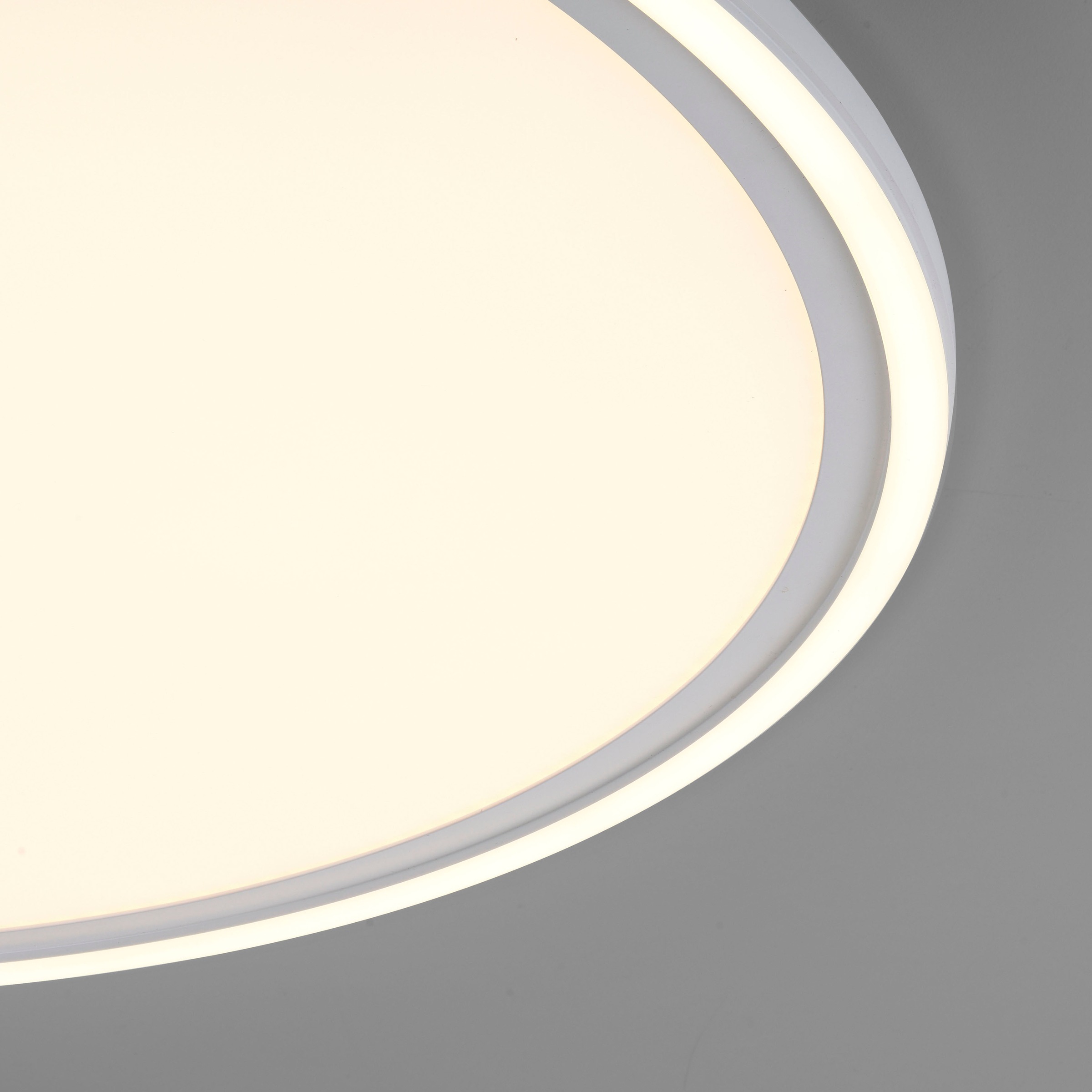 JUST LIGHT Deckenleuchte »EDGING«, 2 flammig, Leuchtmittel LED-Board-LED-Board | LED fest integriert-LED fest integriert, LED, Fernbedienung, Funk inkl., separat steuerbar (Schalter)