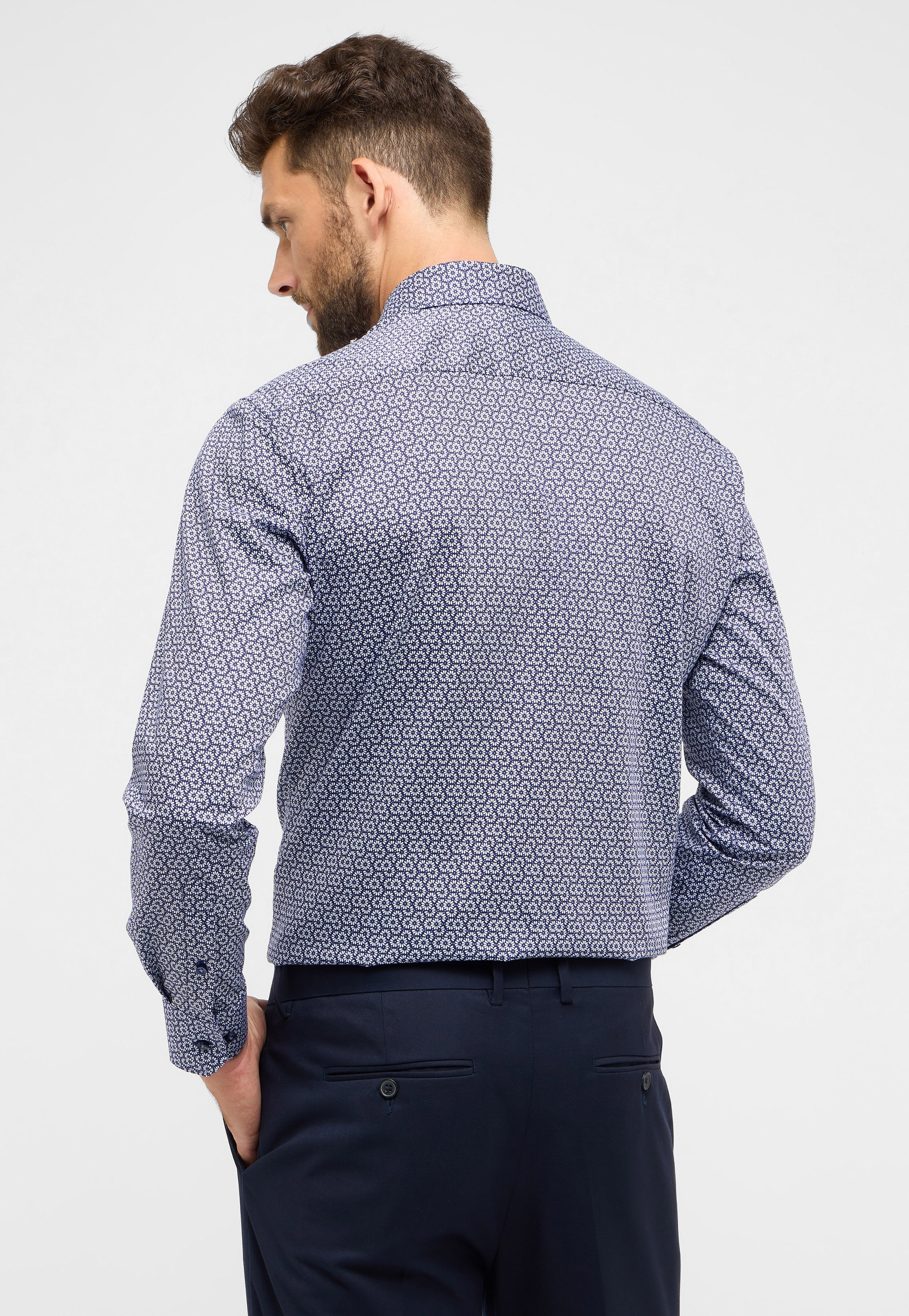 Eterna Langarmhemd »MODERN FIT«, NON IRON (bügelfrei)