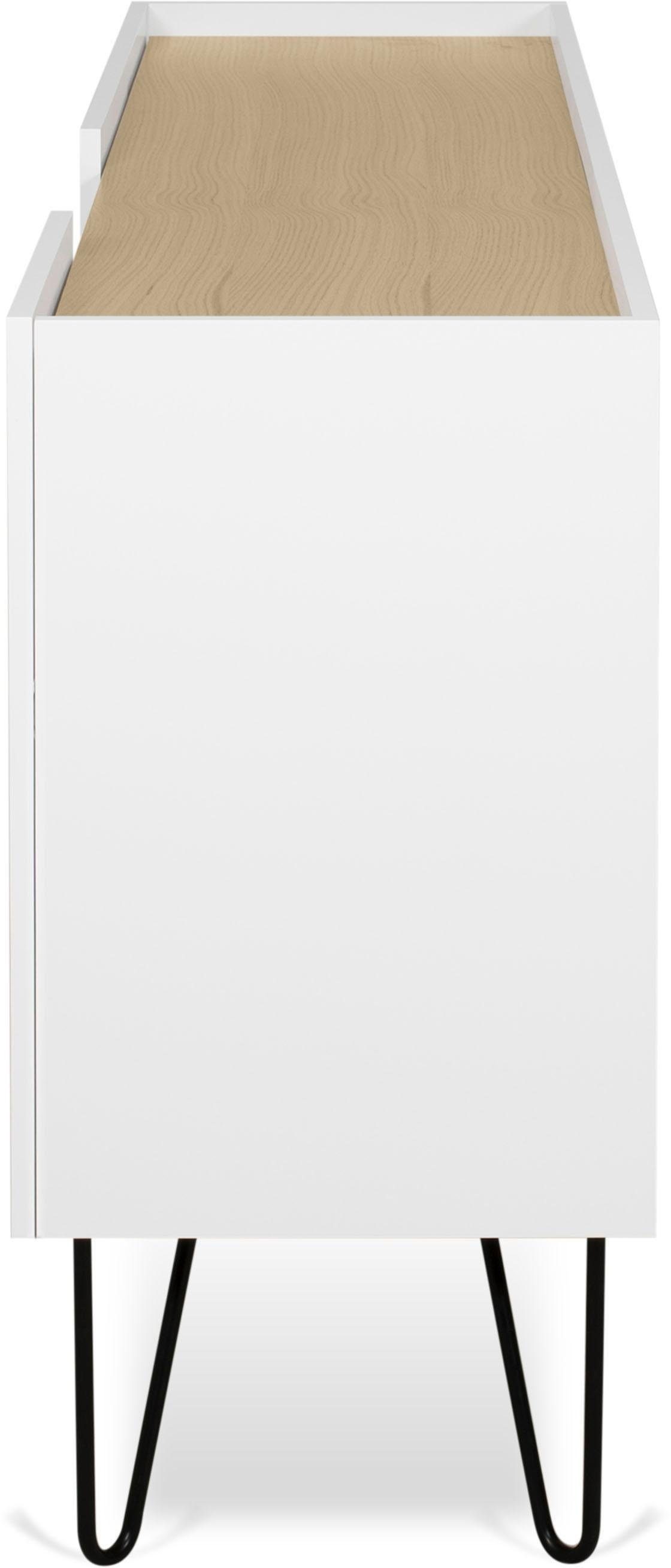 TemaHome Sideboard »Nina«, Kommode, schwarz lackiertes Metallgestell; Breite 180 cm
