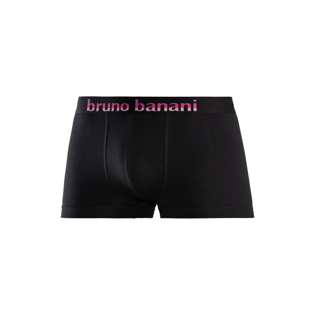 Bruno Banani Hipster, (5 St.), mit Streifen Logo Webbund