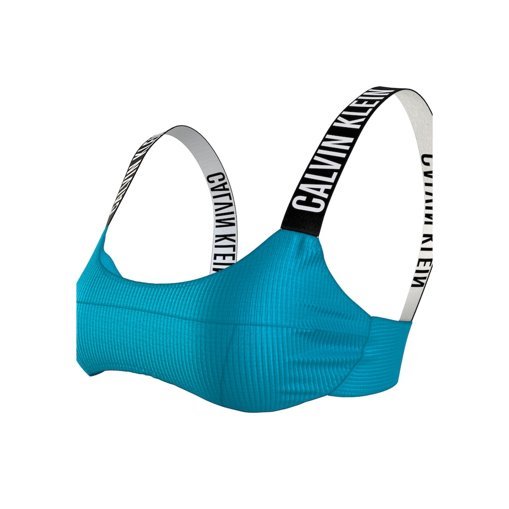 Calvin Klein Swimwear Bandeau-Bikini-Top »BRALETTE-UW«, mit breiten Trägern