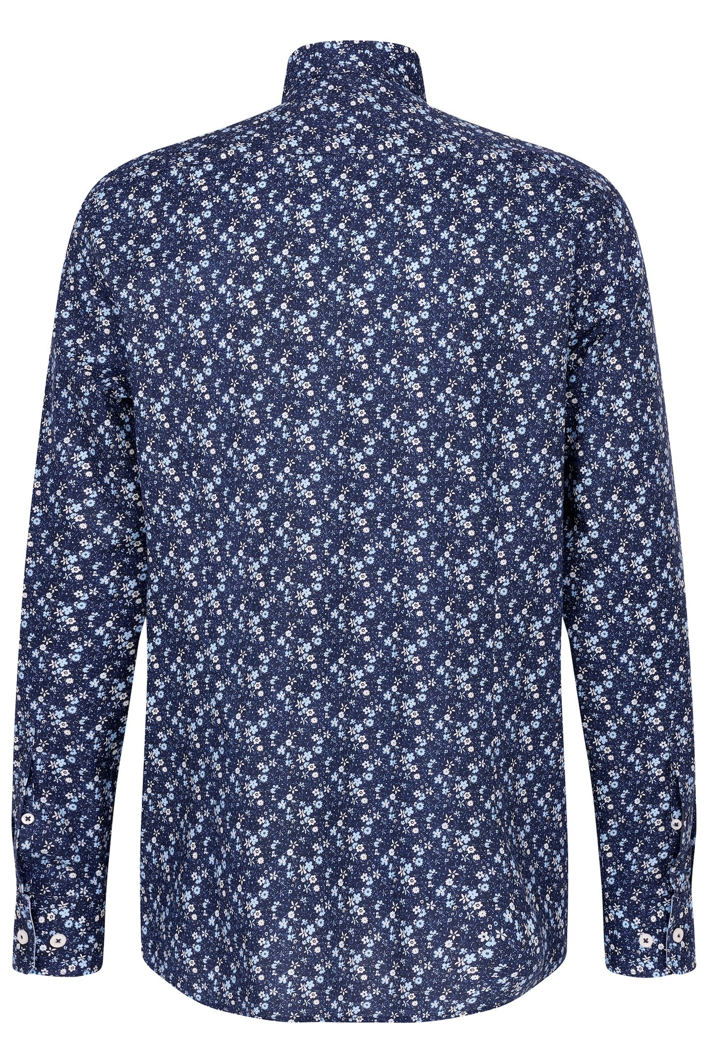 bugatti Langarmhemd, mit floralem Print
