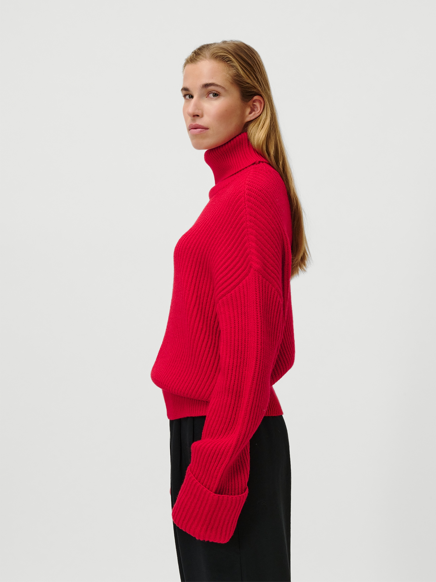 LeGer Rollkragenpullover »Tia Jumper, LeGer by Lena Gercke« oversized, Grobstrick
