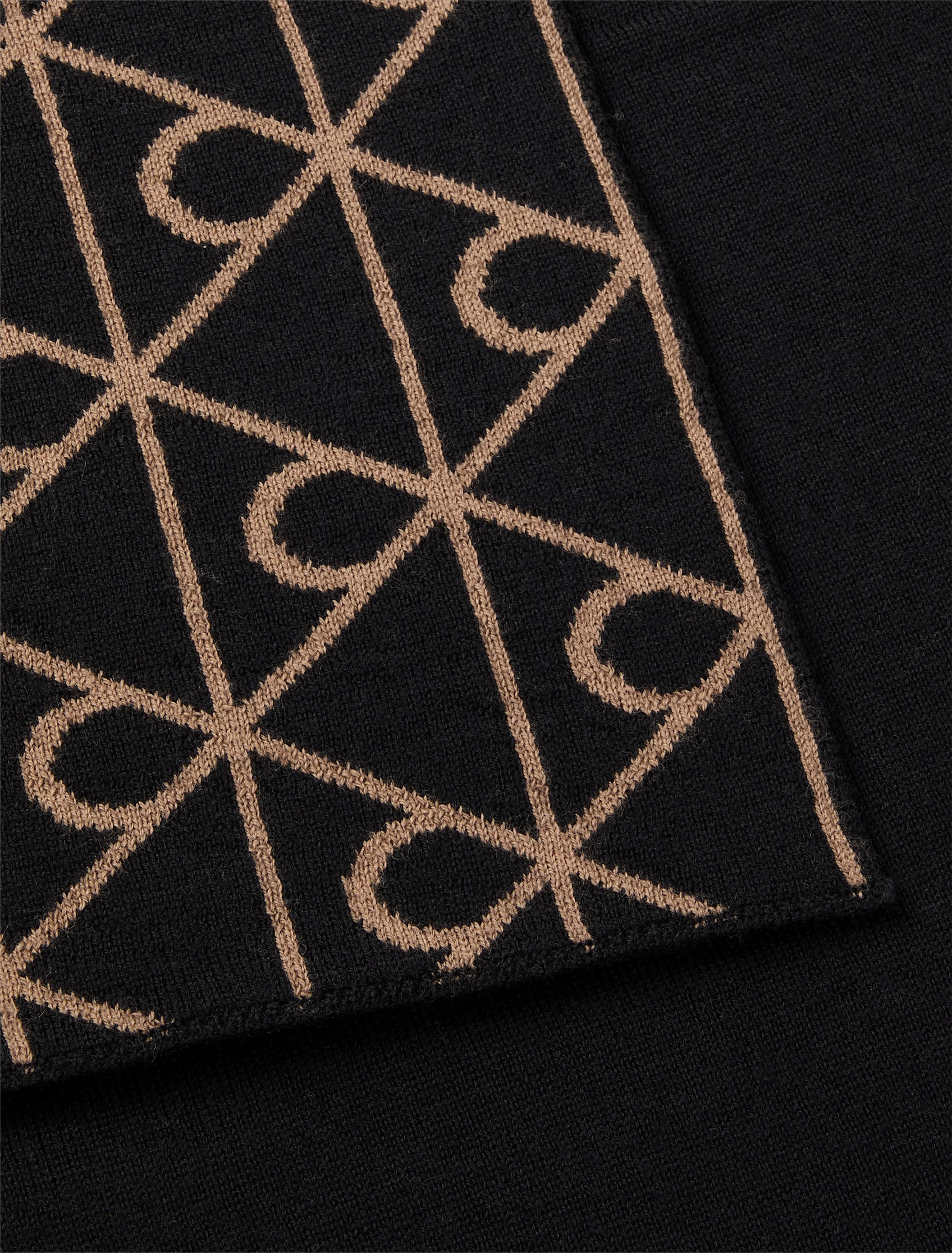 Calvin Klein Modetuch »EMBLEM REVERSIBLE WOOL HW SCARF« Perfekt für den Alltag