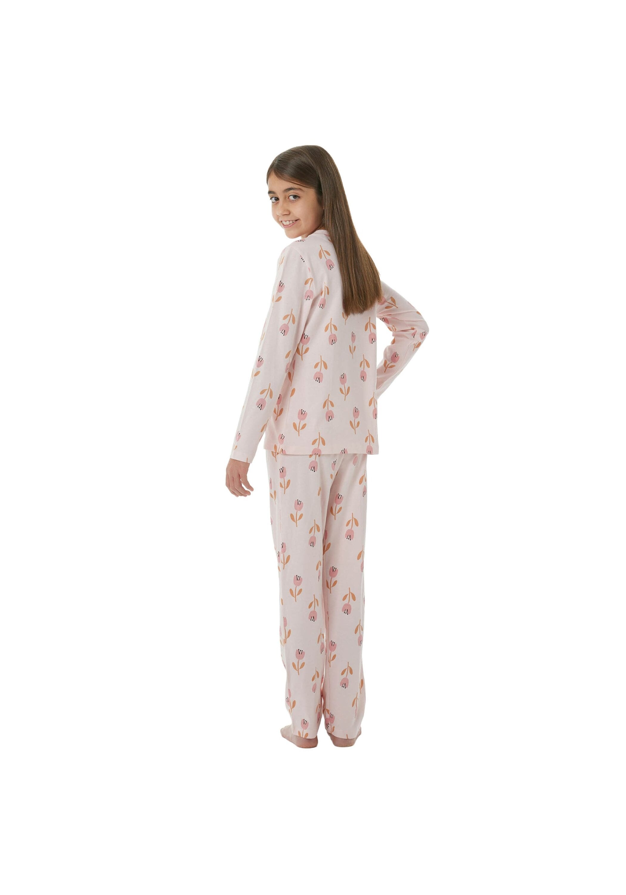 Schiesser Schlafanzug »Pyjama Kids Nightwear Blumen Allover«