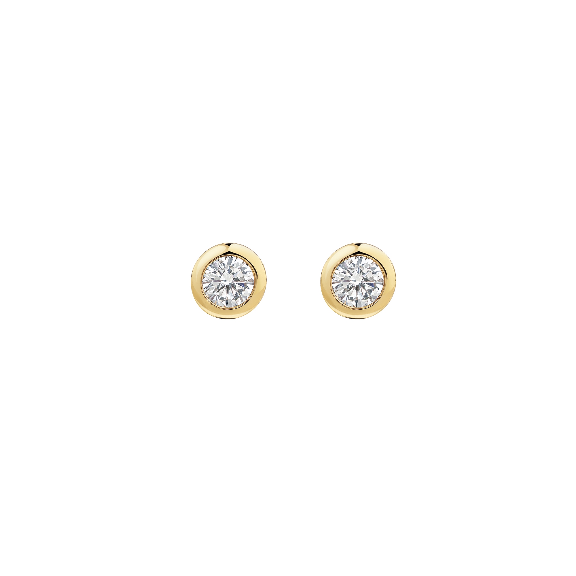 Firetti Paar Ohrstecker »Schmuck Geschenk Silber 925 Ohrschmuck Ohrringe Solitär Lab Grown« mit Brillanten