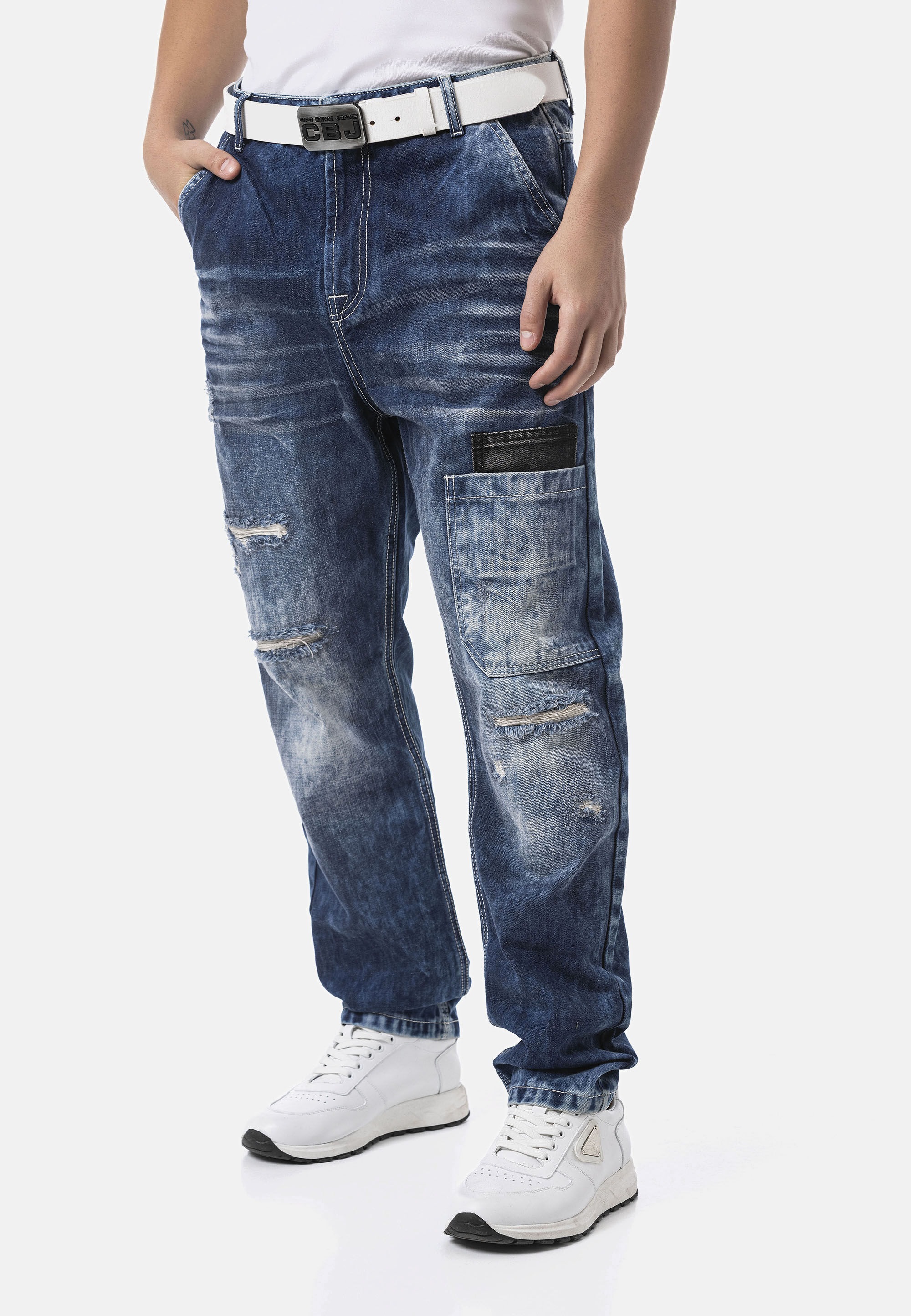 Cipo & Baxx Relax-fit-Jeans »Cipo & Baxx Jeanshose CD907«