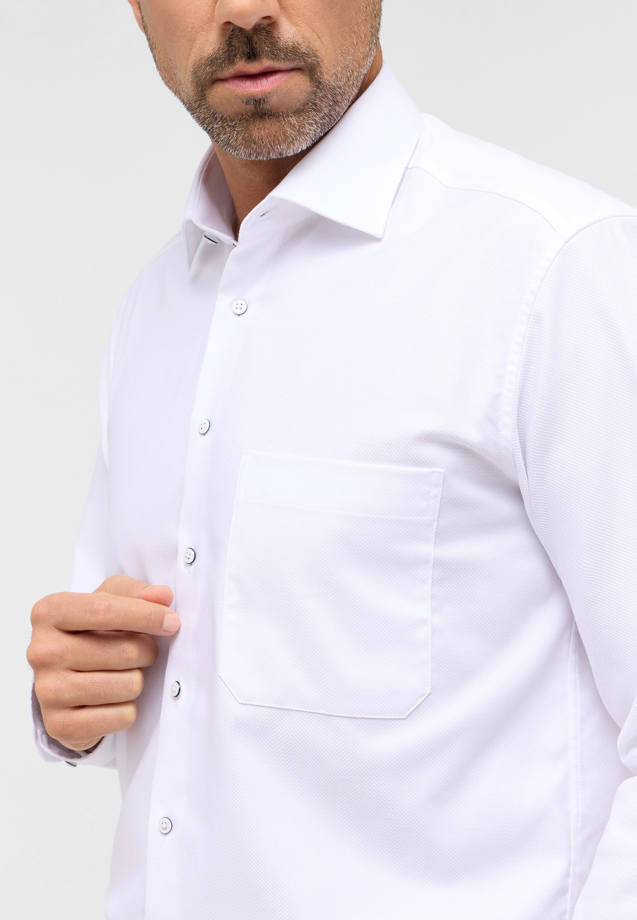 Eterna Langarmhemd »COMFORT FIT«, NON IRON (bügelfrei)