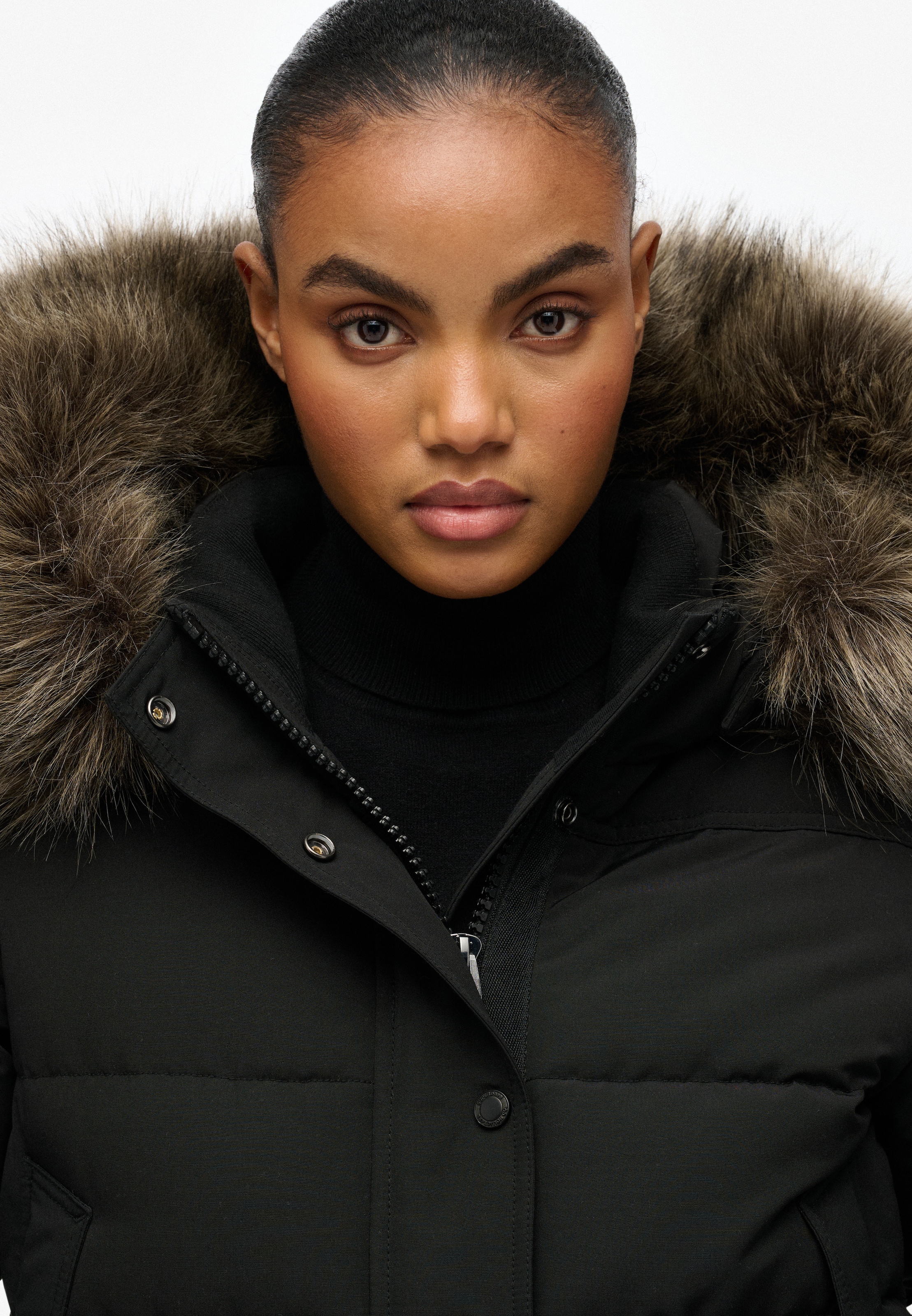 Superdry Steppjacke »EVEREST HOODED BOMBER JKT«, mit Kapuze