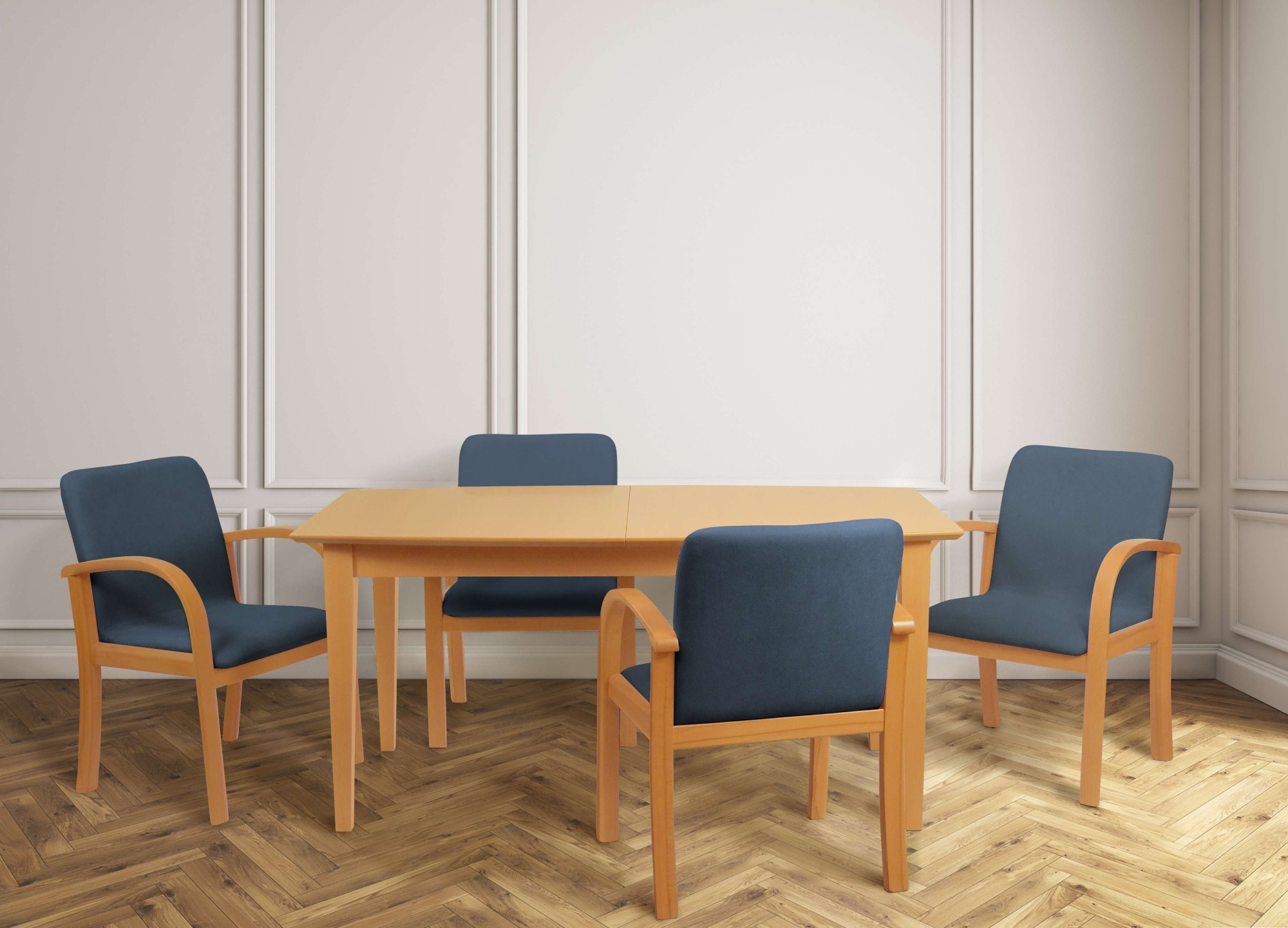 Home affaire Esszimmersessel »LINA707« 1 Stk. tlg. Extra-confort, Fleckenabweisendes Gewebe, Massivholz