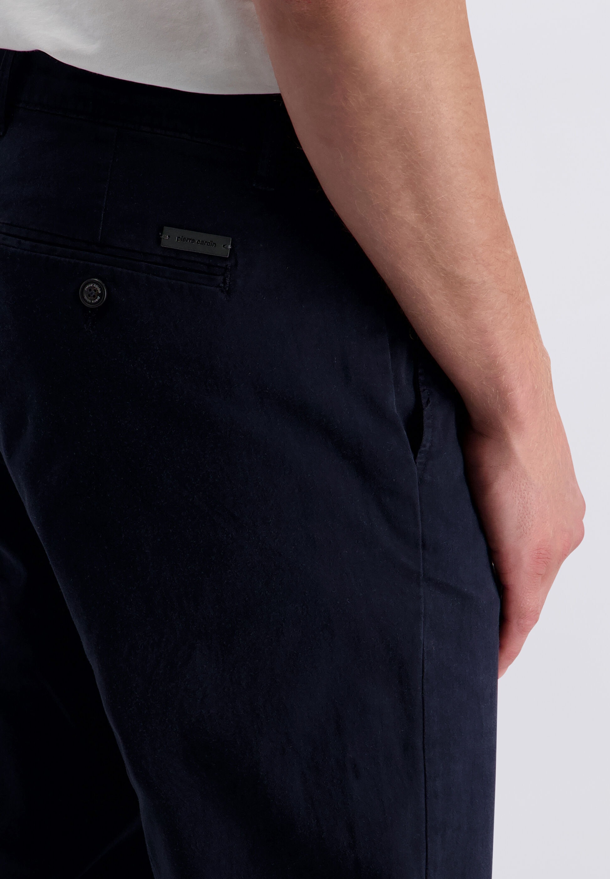 Pierre Cardin Chinohose »Calais«  mit Dornschlaufe für die Gürtelschnalle