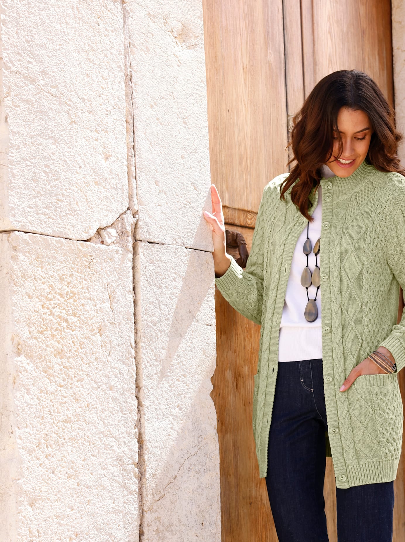 Inspirationen Longstrickjacke