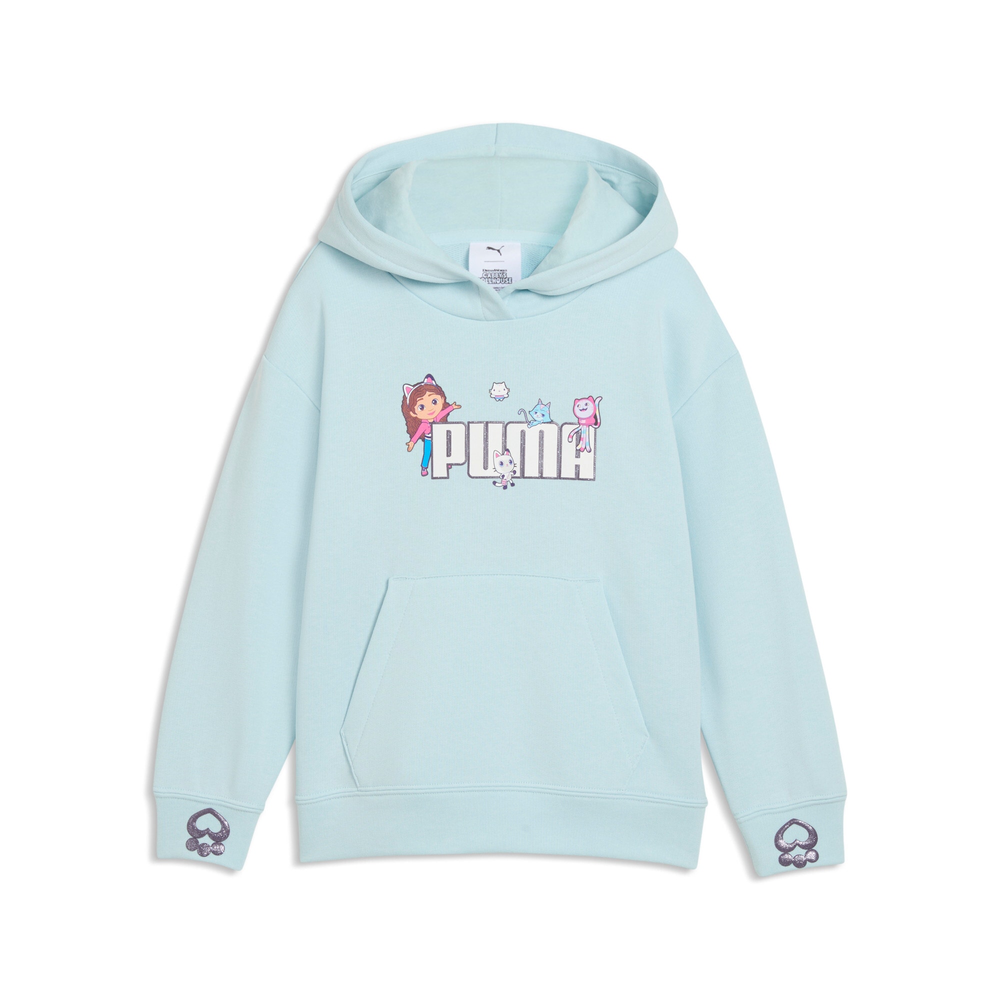 PUMA Kapuzensweatshirt »X GABBY'S DOLLHOUSE RELAXED GRAPHIC HOODIE TR«, entspannte Passform, mit Print-Applikation, aus Baumwollmischung
