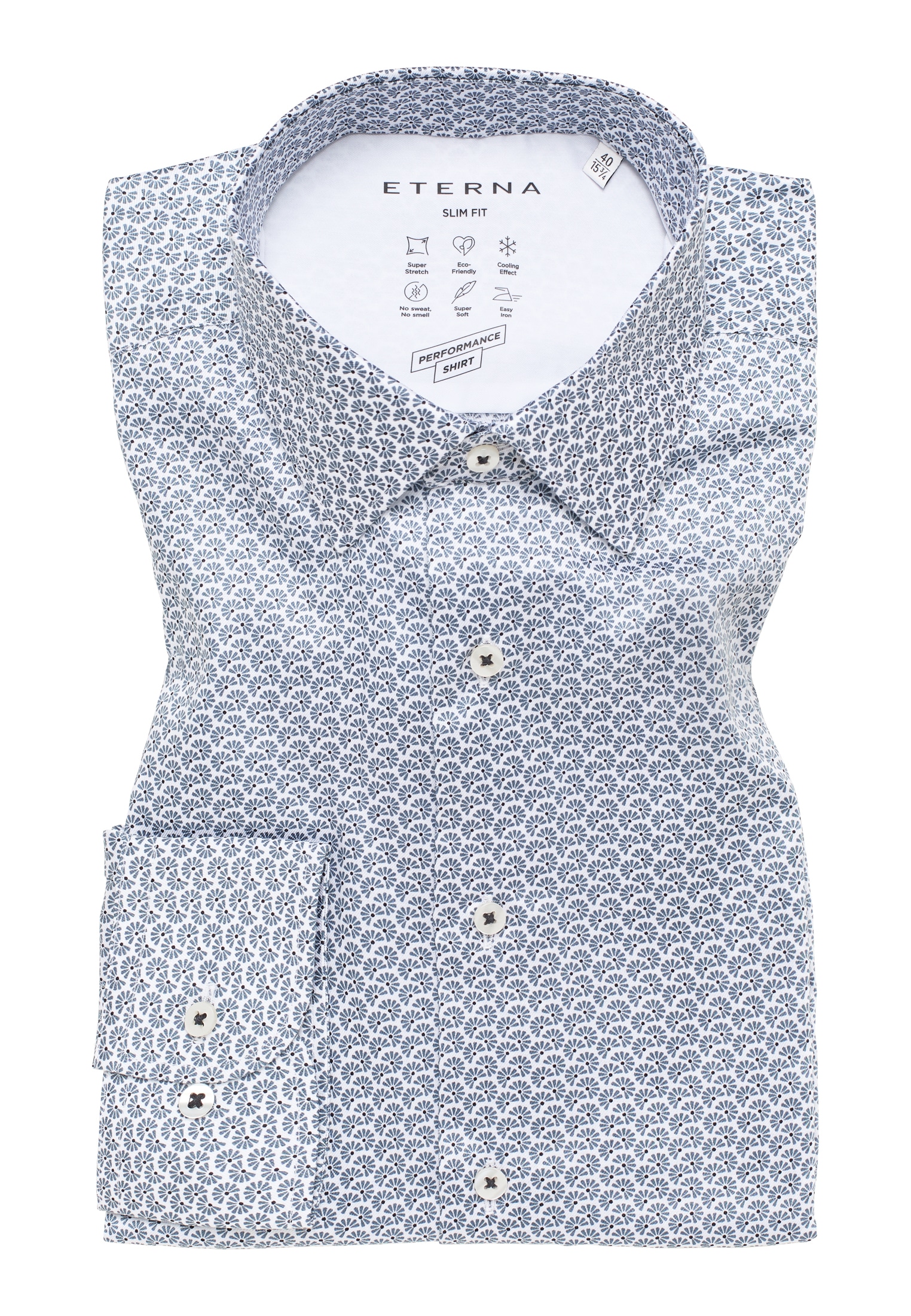 Eterna Langarmhemd »SLIM FIT«